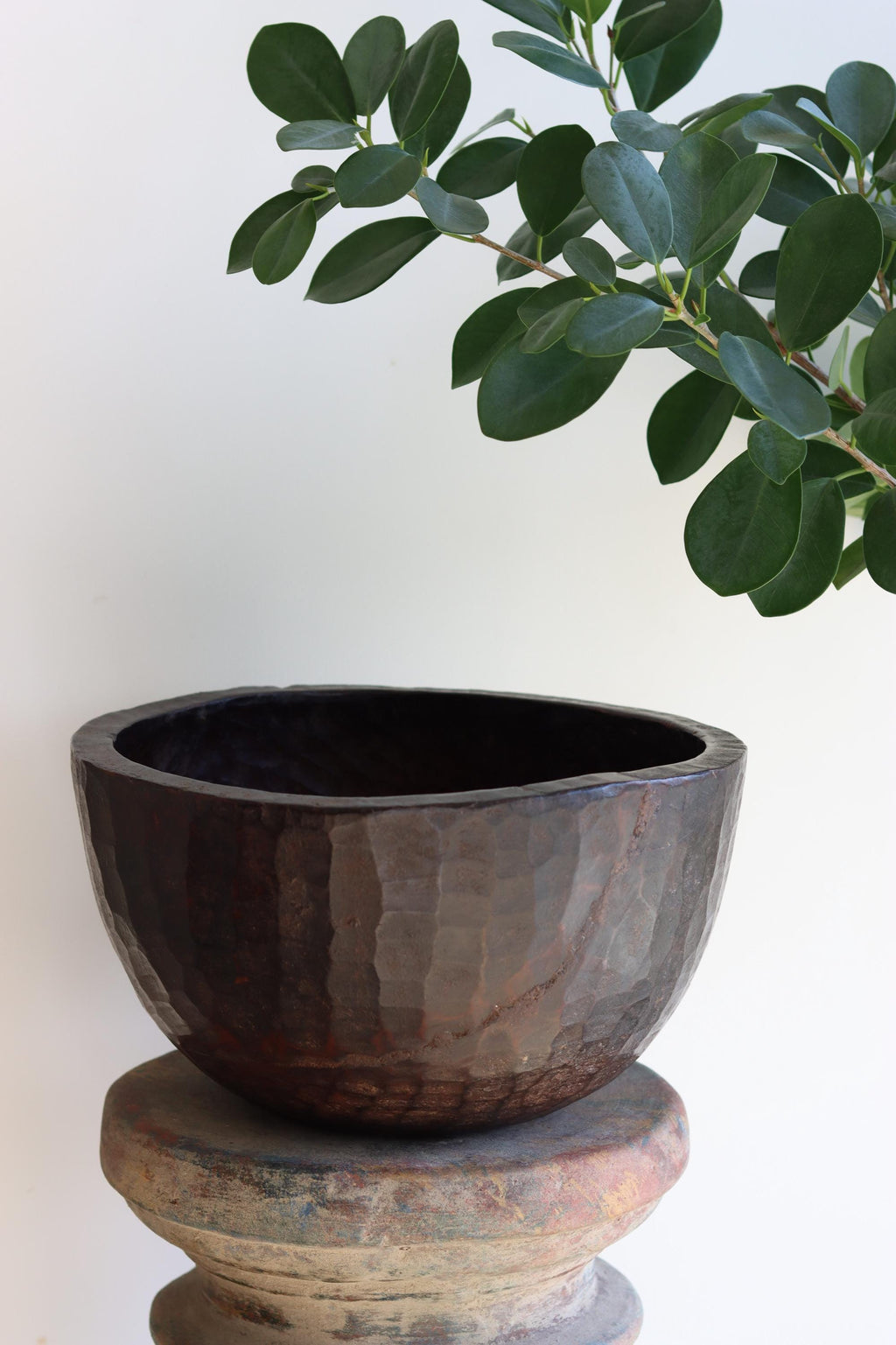 Vintage Naga Primitive Wooden Bowl