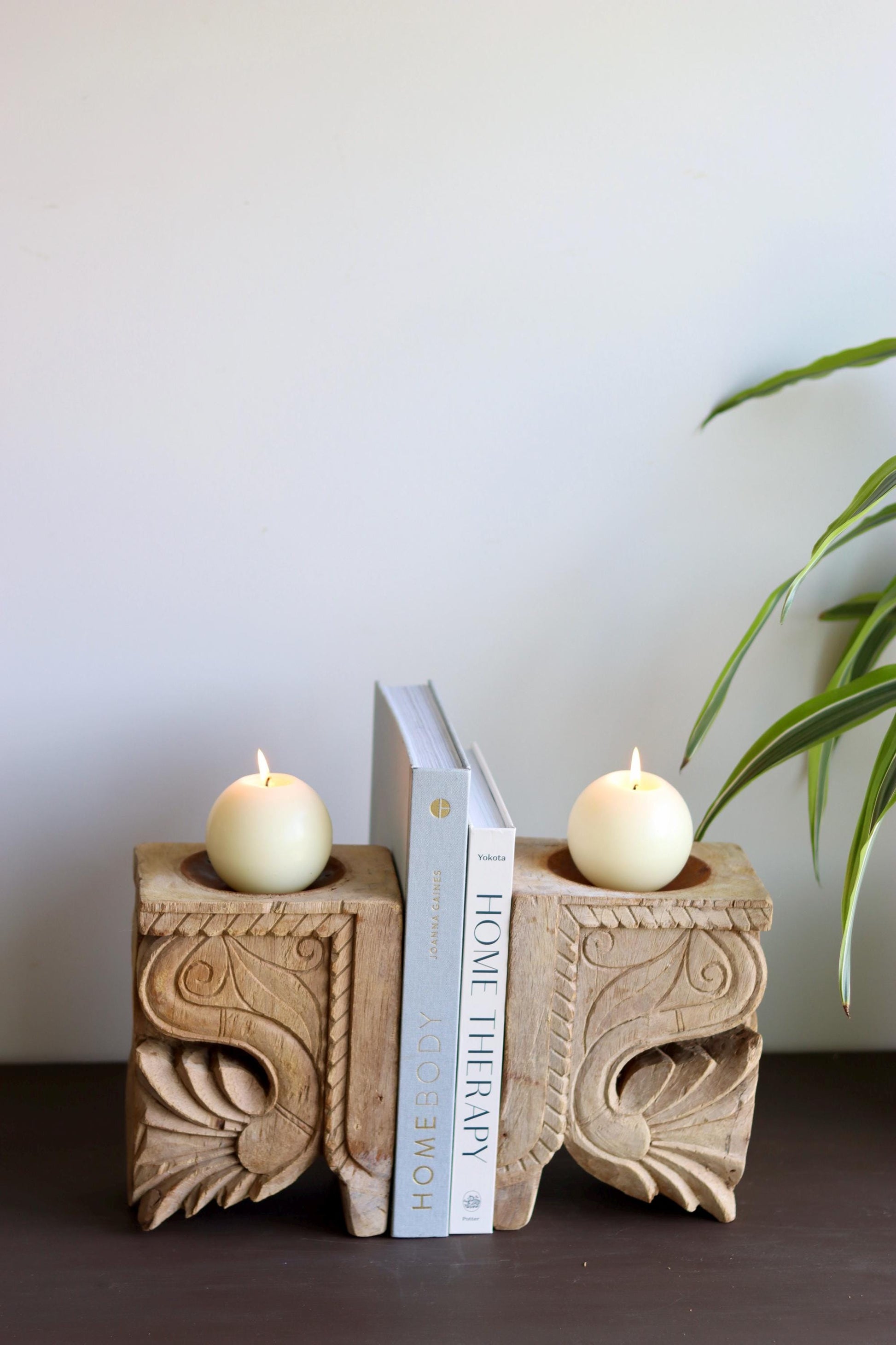 Vintage Corbel Candle Holder & Bookend