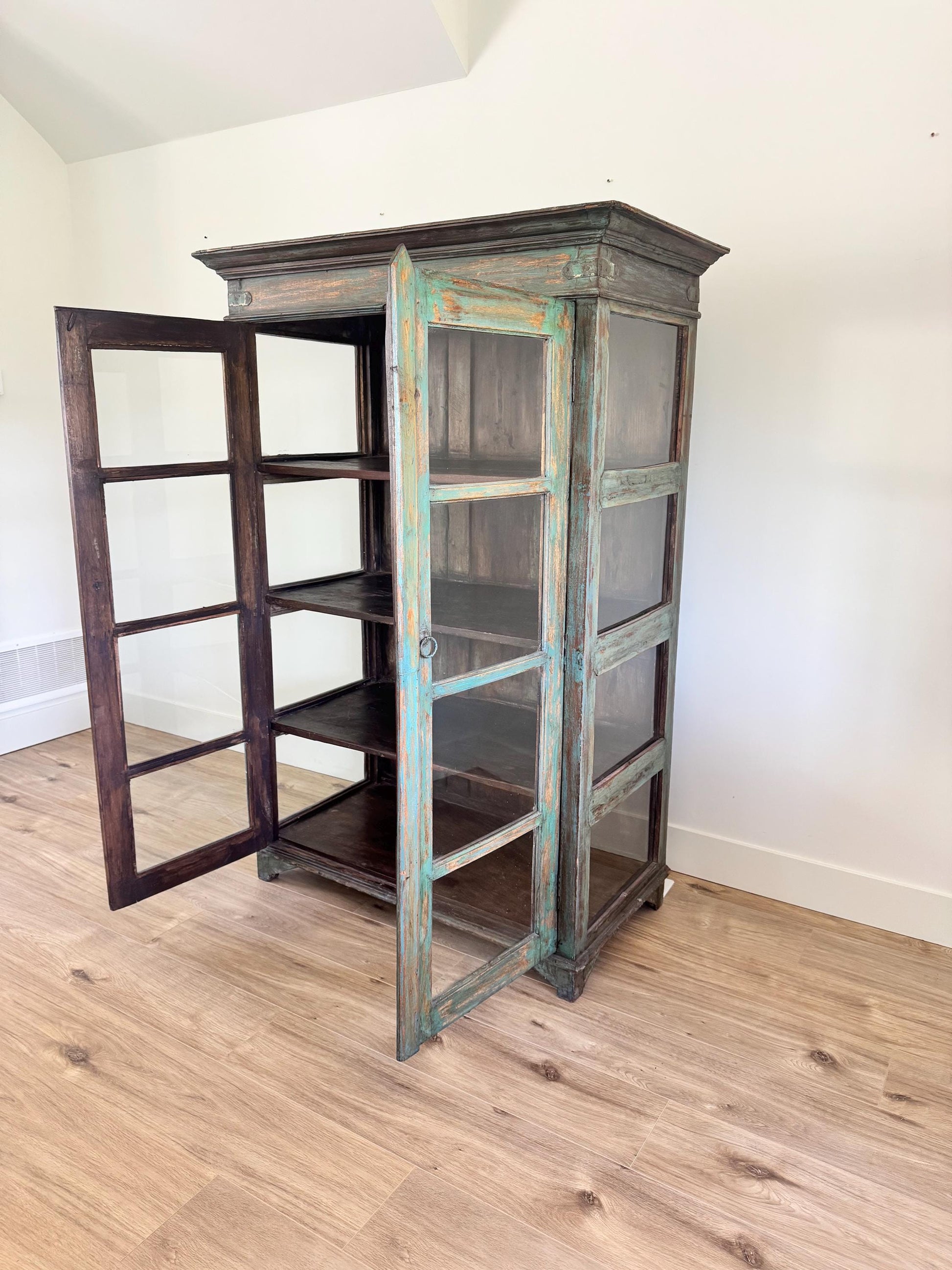 Vintage Oak Wood Cabinet