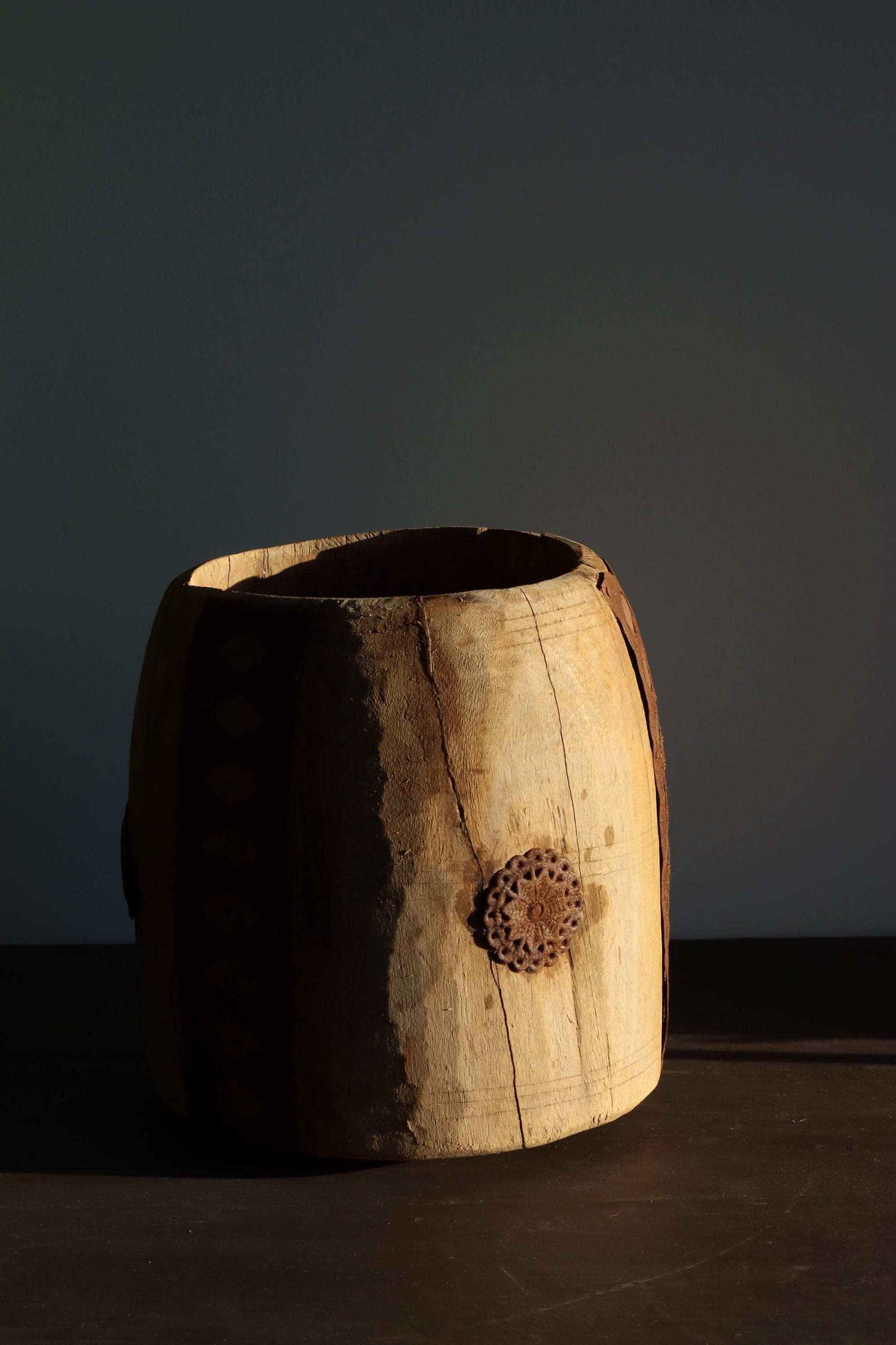 Vintage Wooden Maana Planter