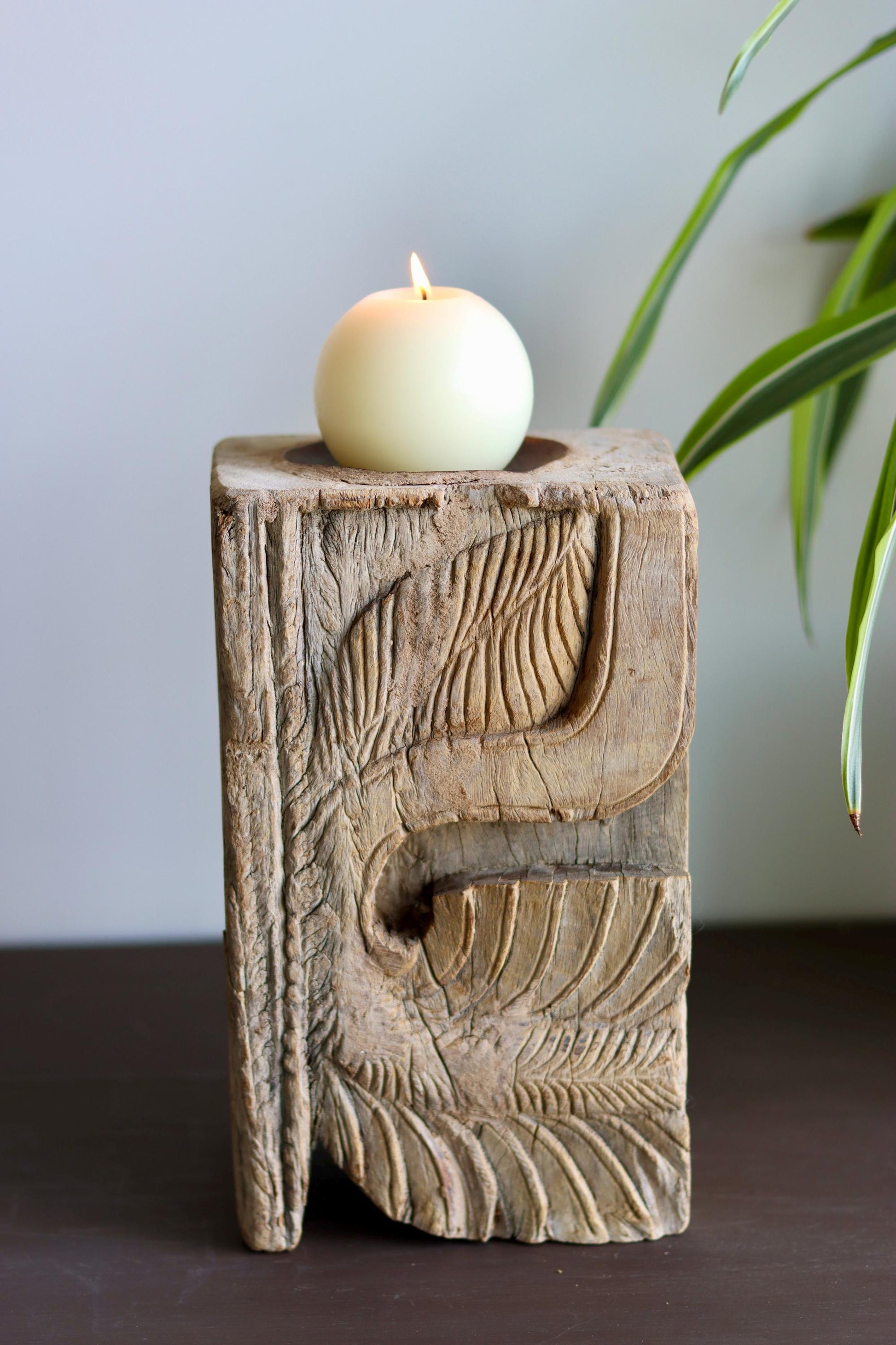 Vintage Corbel Candle Holder & Bookend