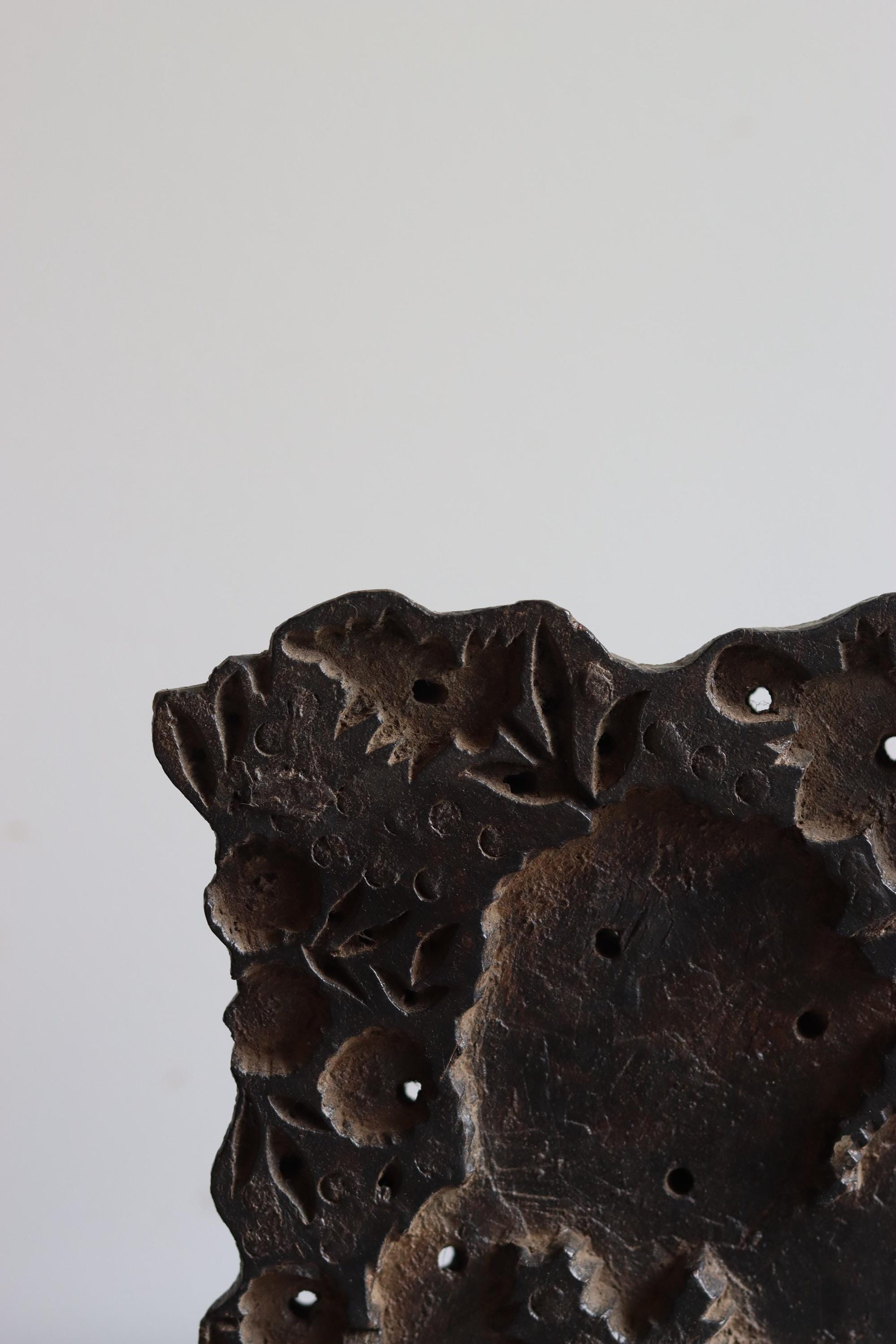 Vintage Block Print Stamp on Stand