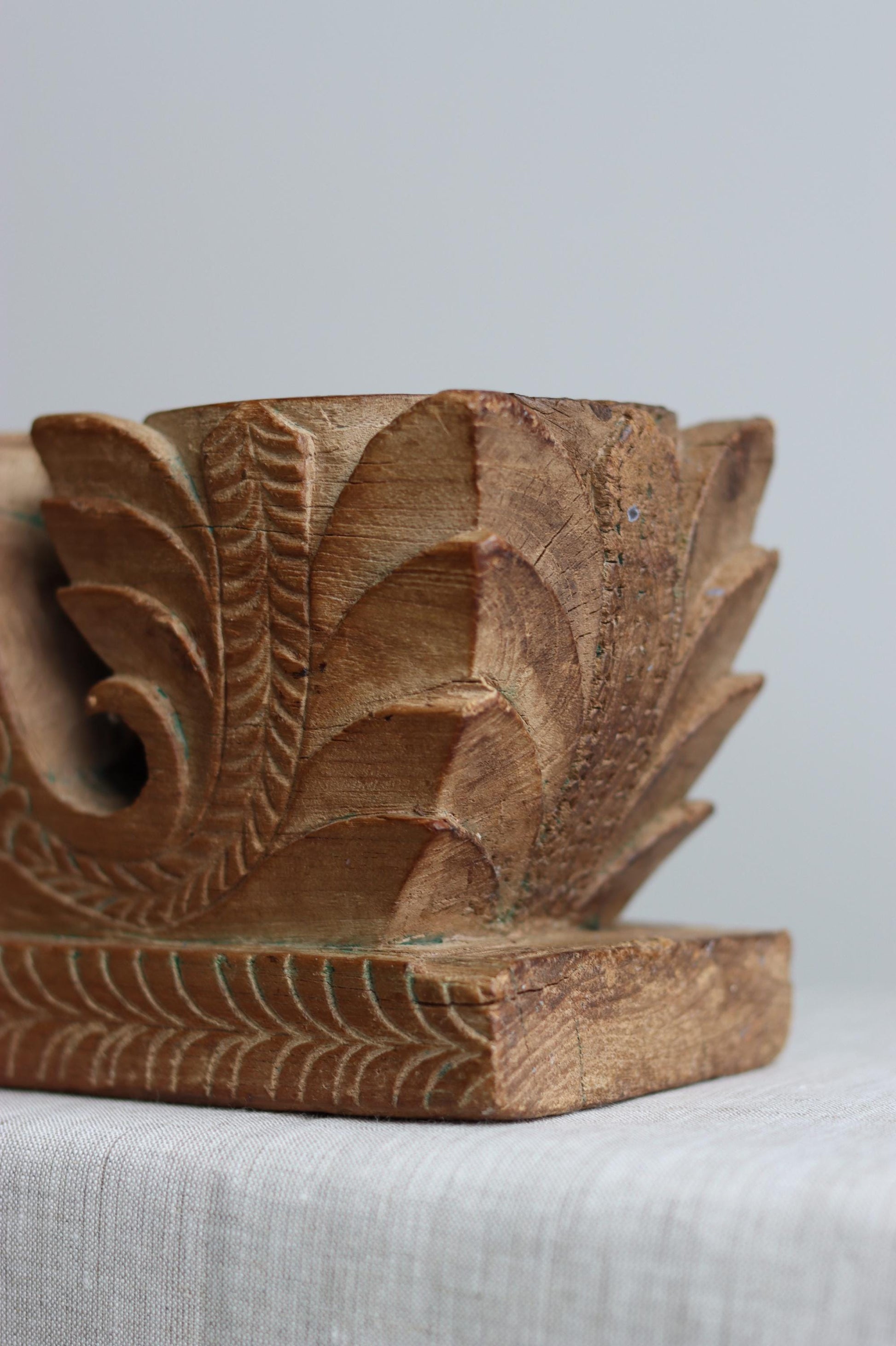 Antique Corbel Candle Holder