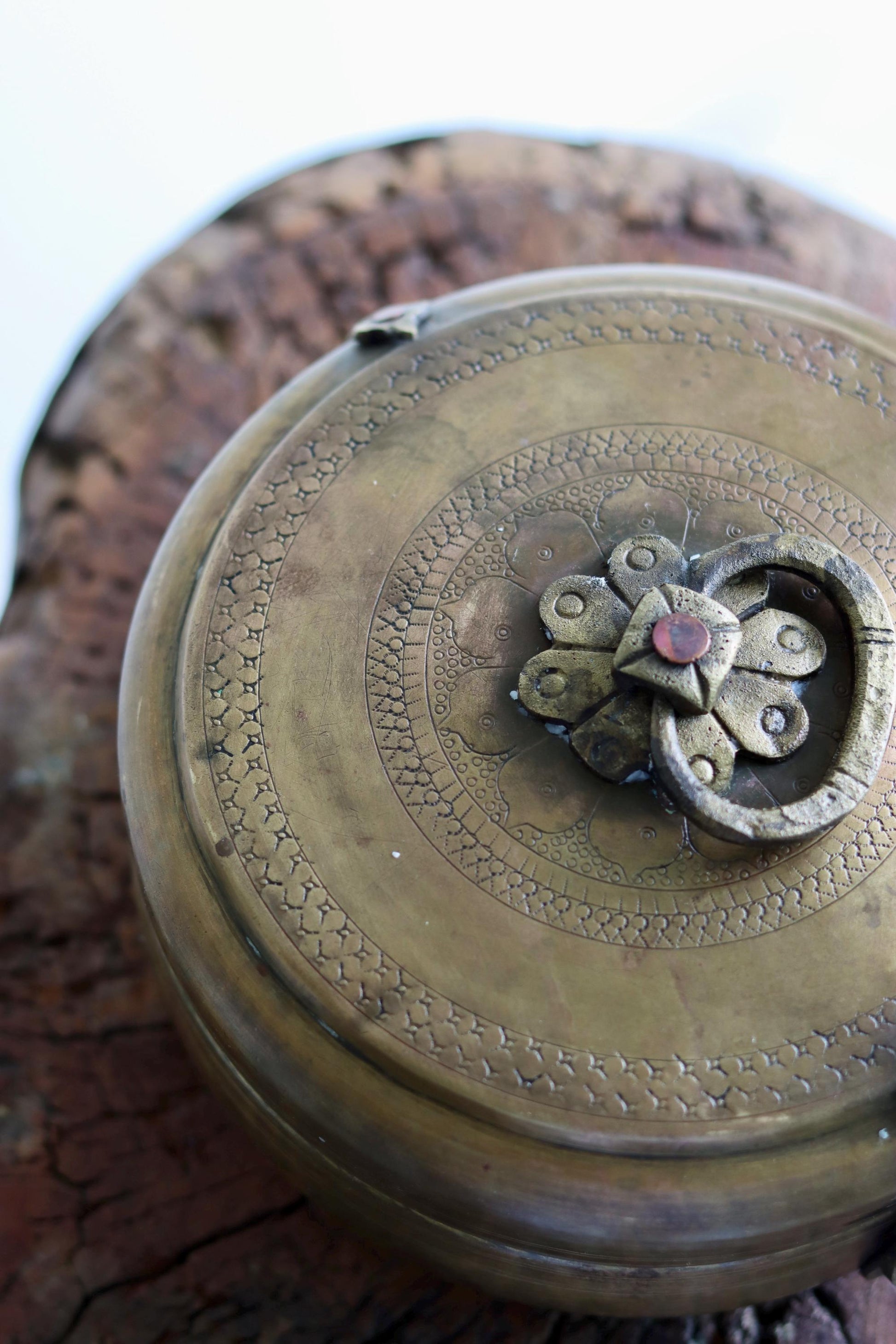 Vintage Brass Box