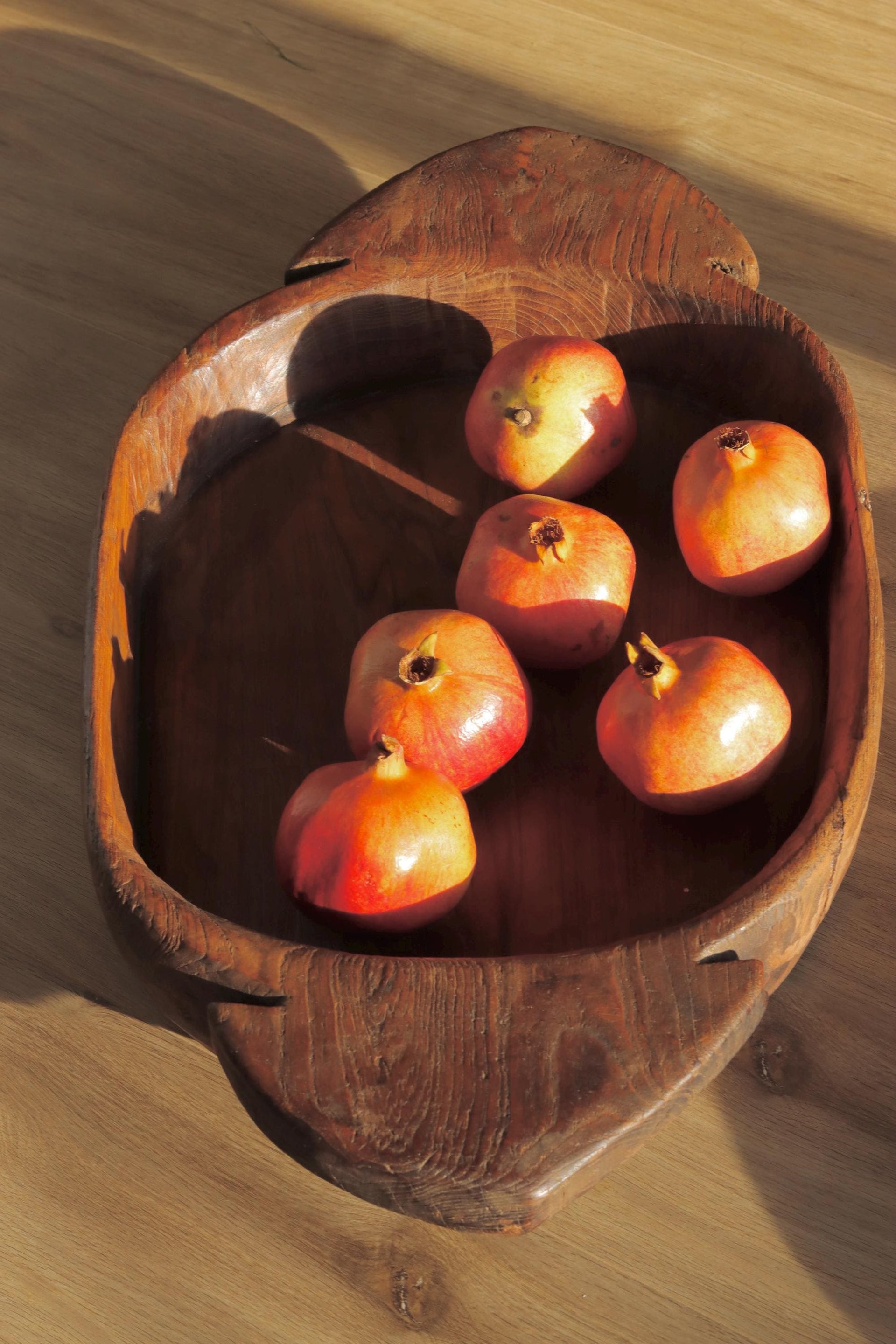 Extra Large Vintage Wooden Parat Tray