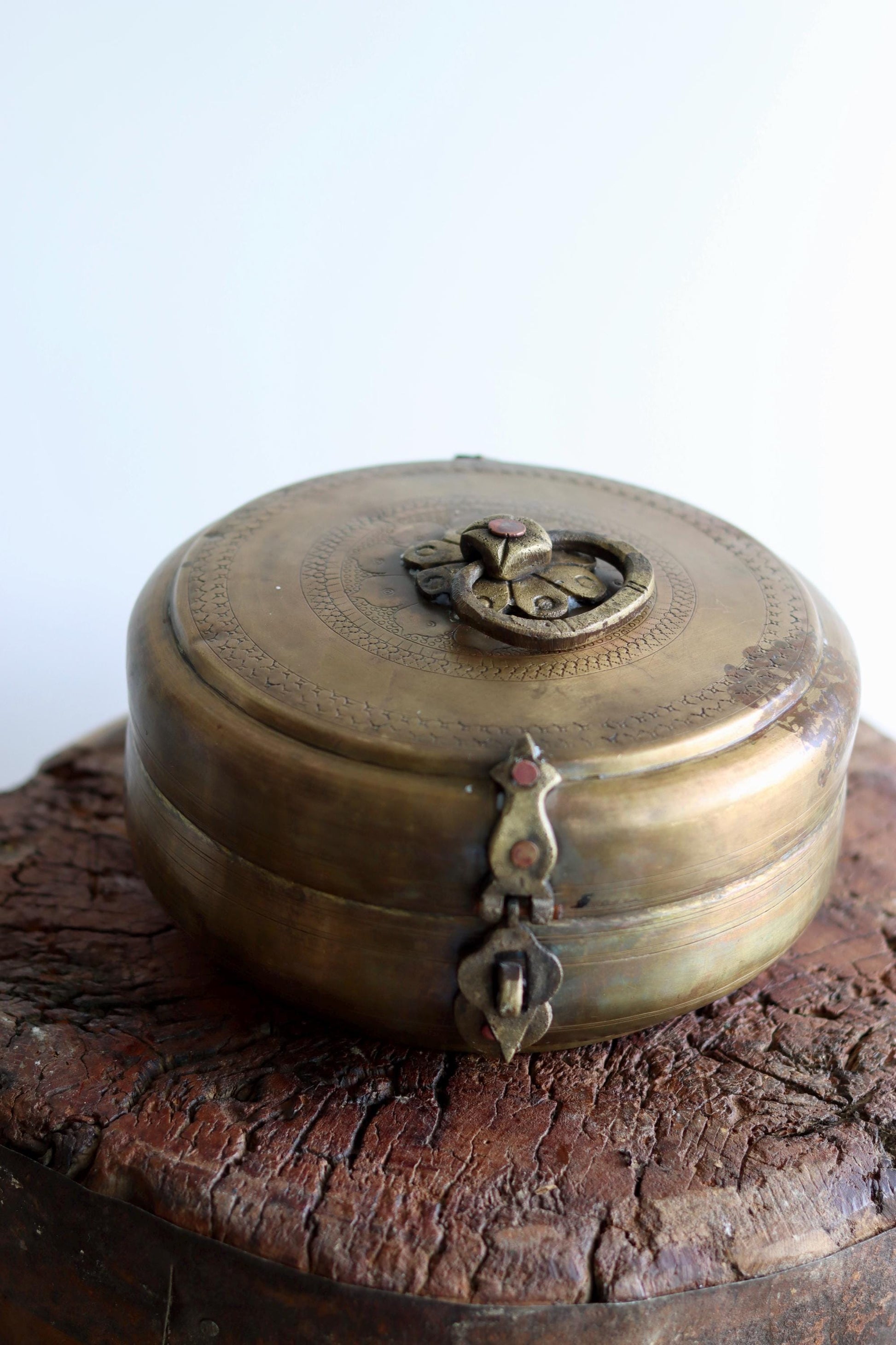 Vintage Brass Box