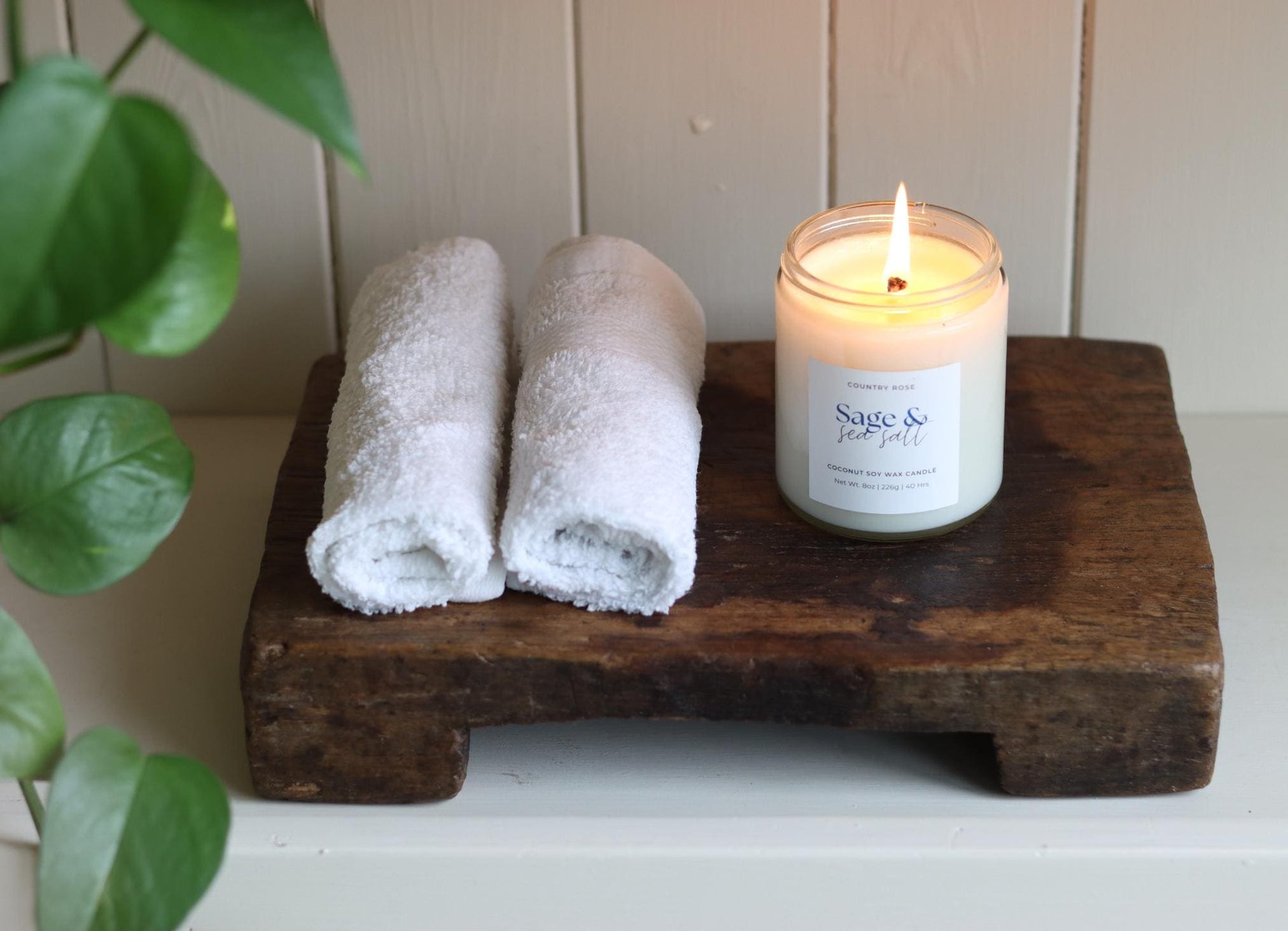 Rustic Rectangular Vintage Wooden Riser, Farmhouse Decor, Kitchen Stand, Plant Stand, Scandinavian Bathroom Vanity Stand