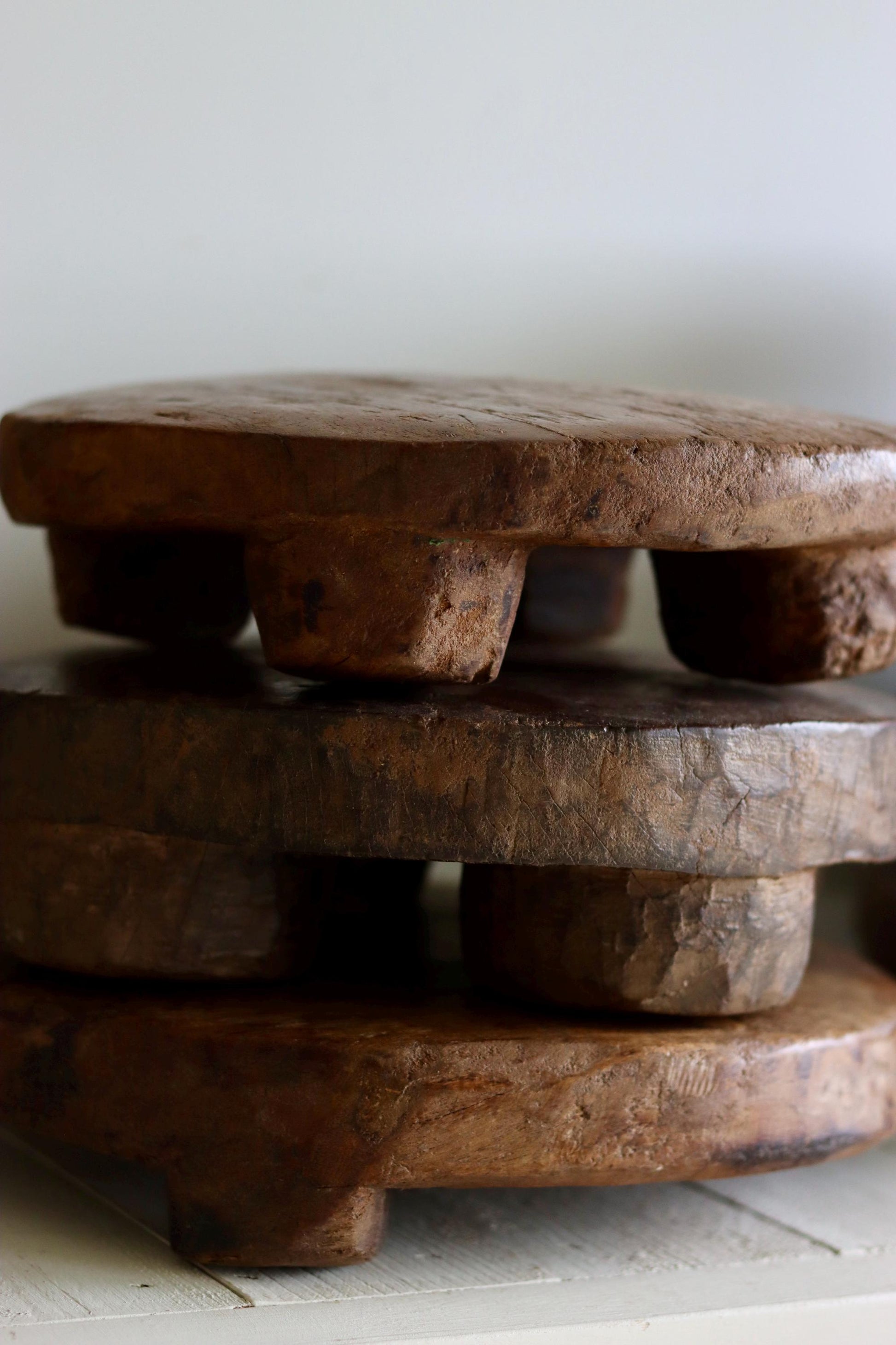 Vintage Teak Wood Chapati Riser (Assorted)