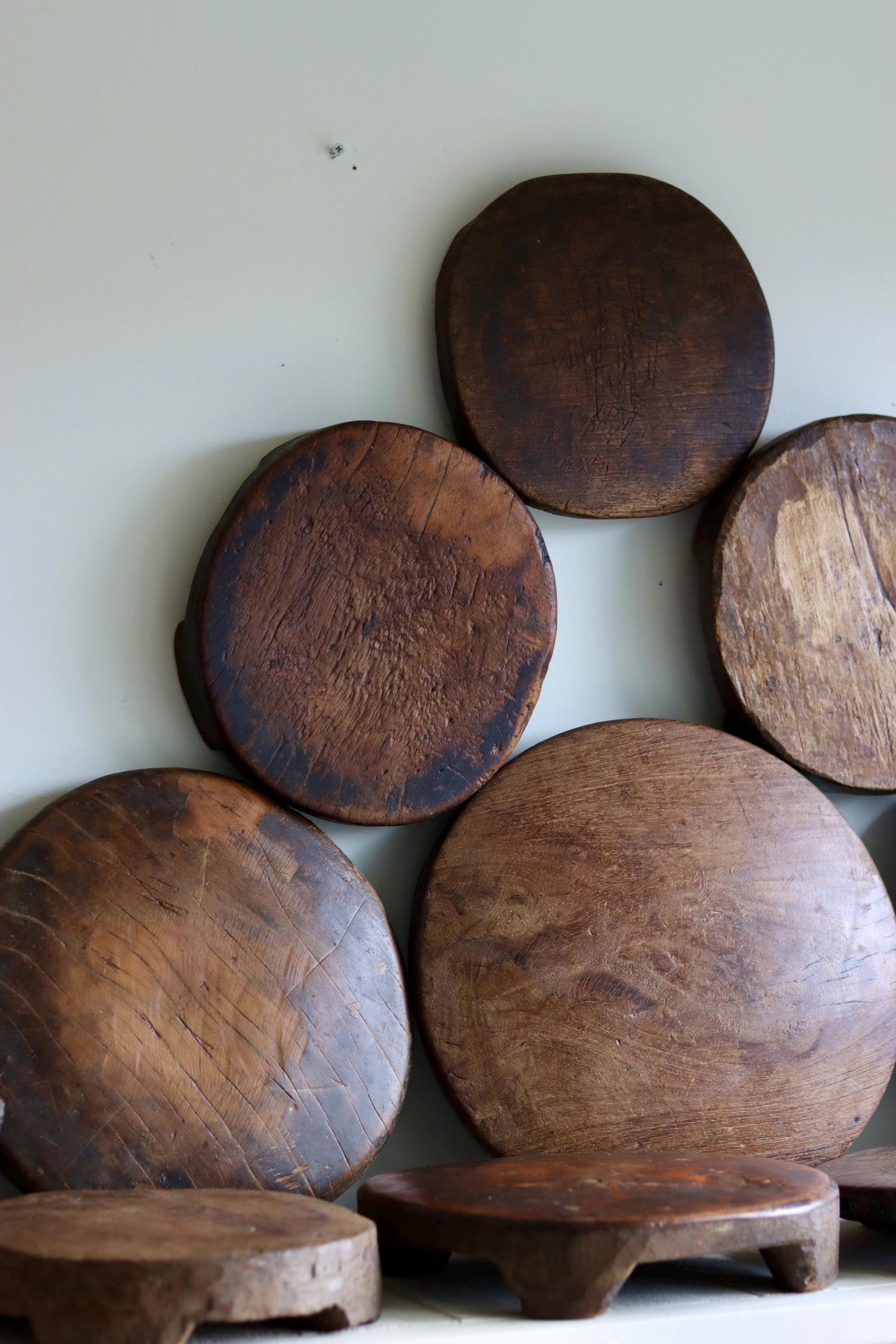 Vintage Teak Wood Chapati Riser (Assorted)