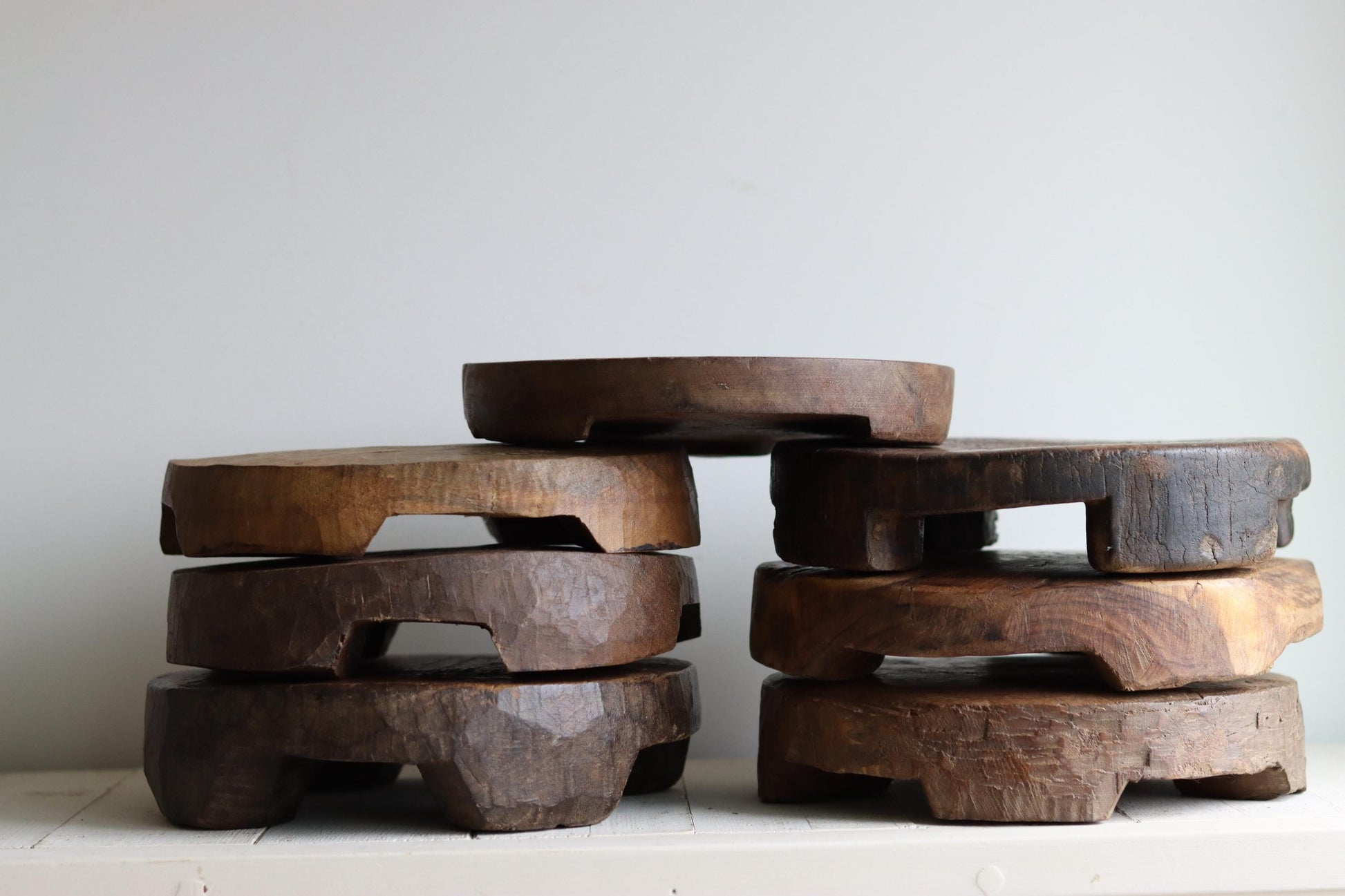 Vintage Teak Wood Chapati Riser (Assorted)