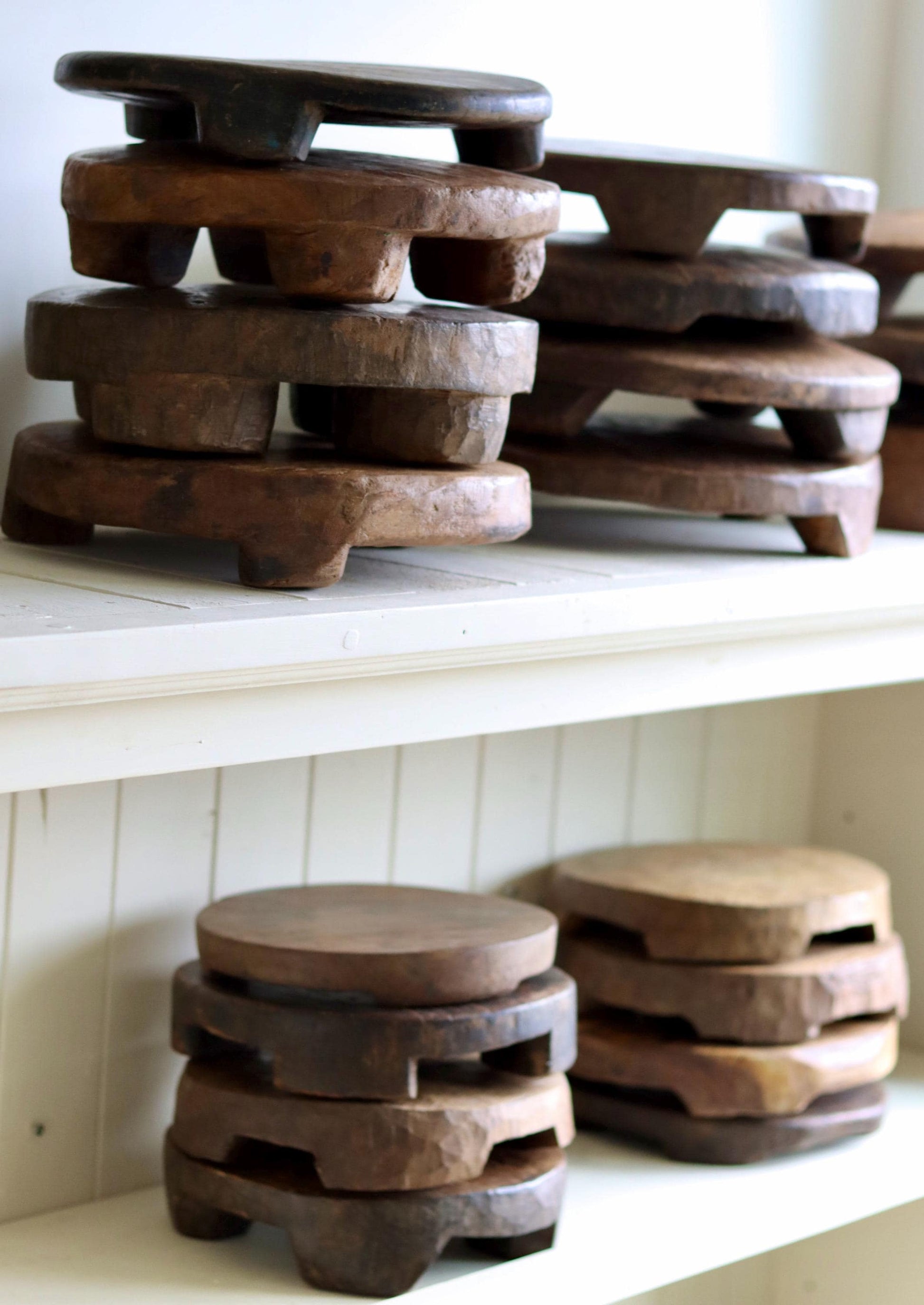 Vintage Teak Wood Chapati Riser (Assorted)