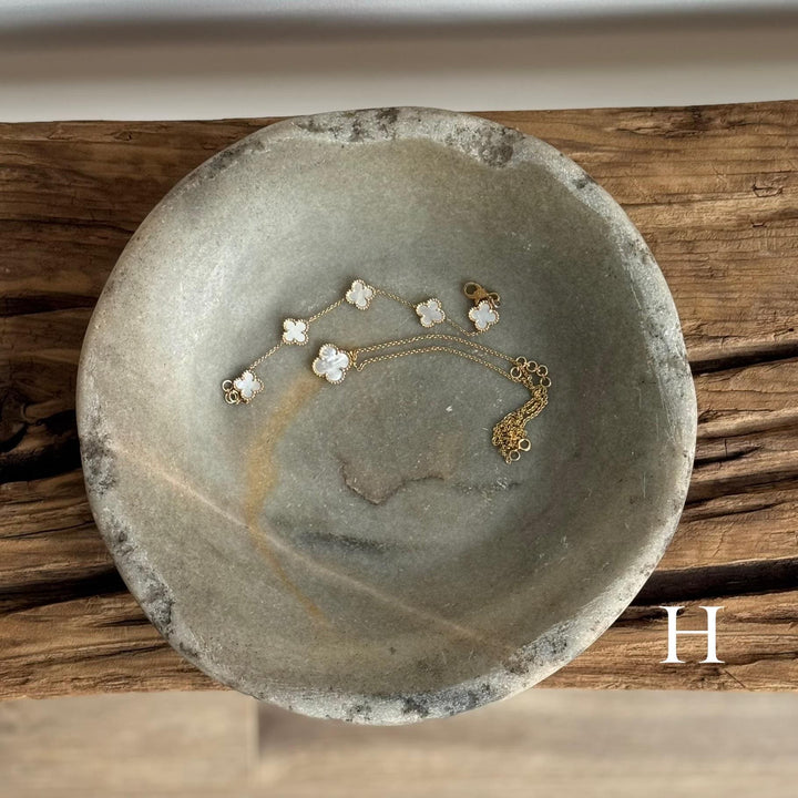 Vintage Hand-Carved 10" Stone Bowl - Project Kalaā