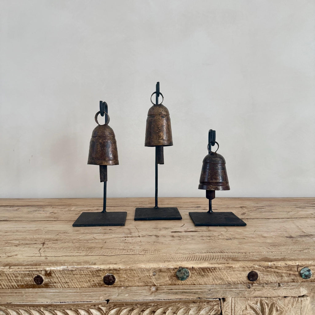 Bell Stands Vintage Iron Bells | Christmas Bells Stand