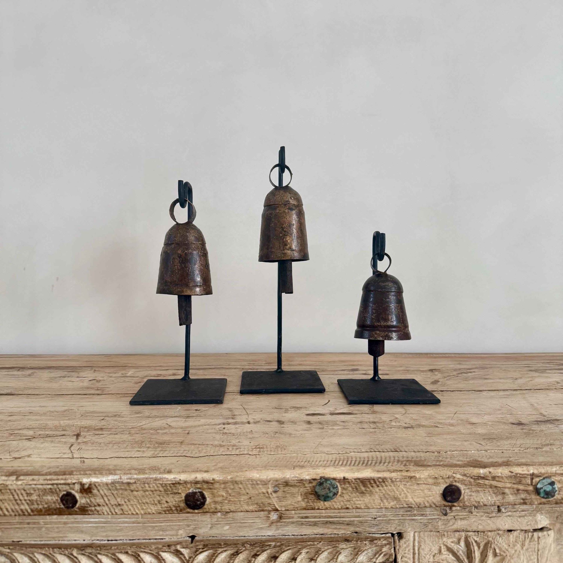 Bell Stands Vintage Iron Bells | Christmas Bells Stand