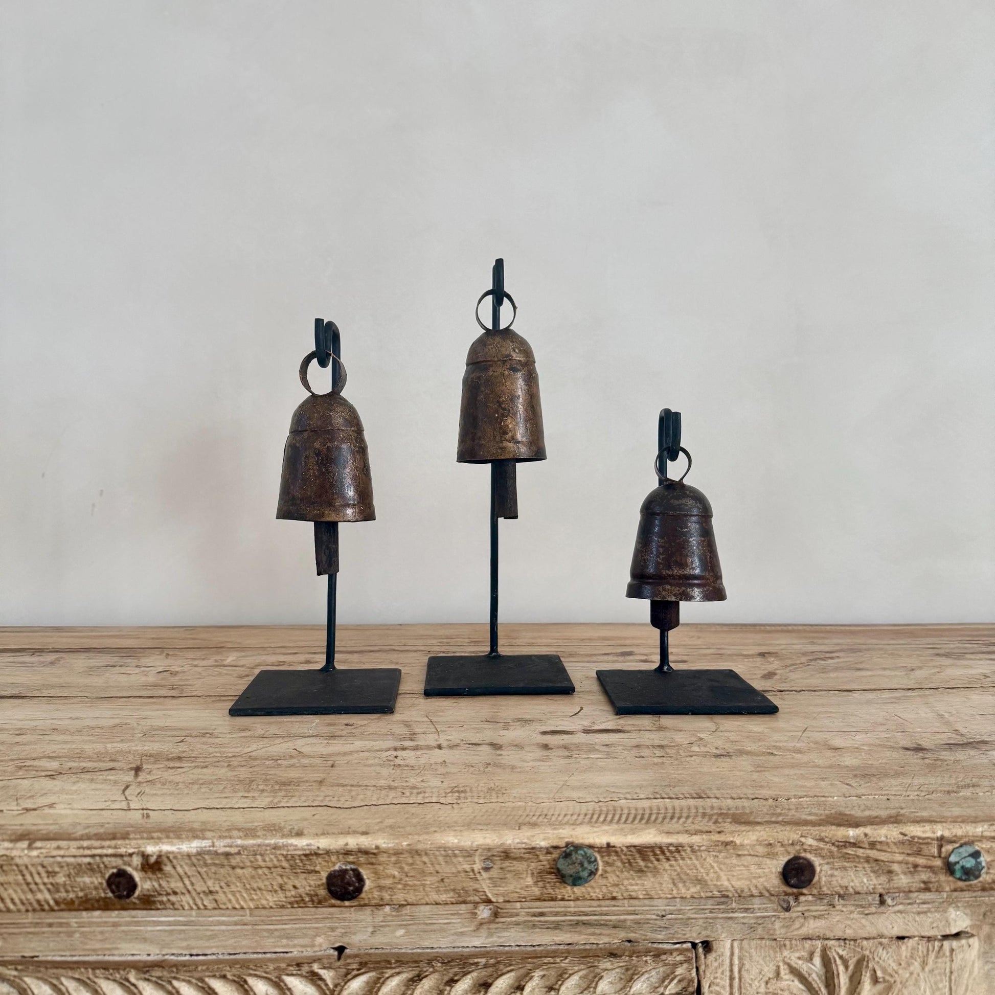 Bell Stands Vintage Iron Bells | Christmas Bells Stand