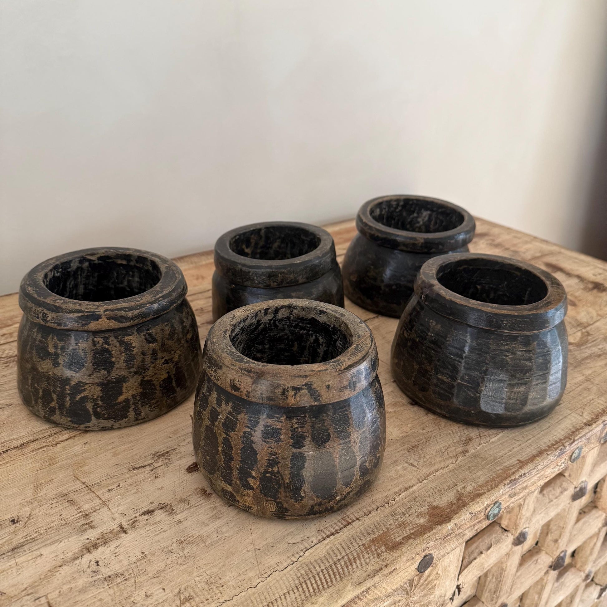 Vintage Dark Stone Pickle Pot (Assorted)