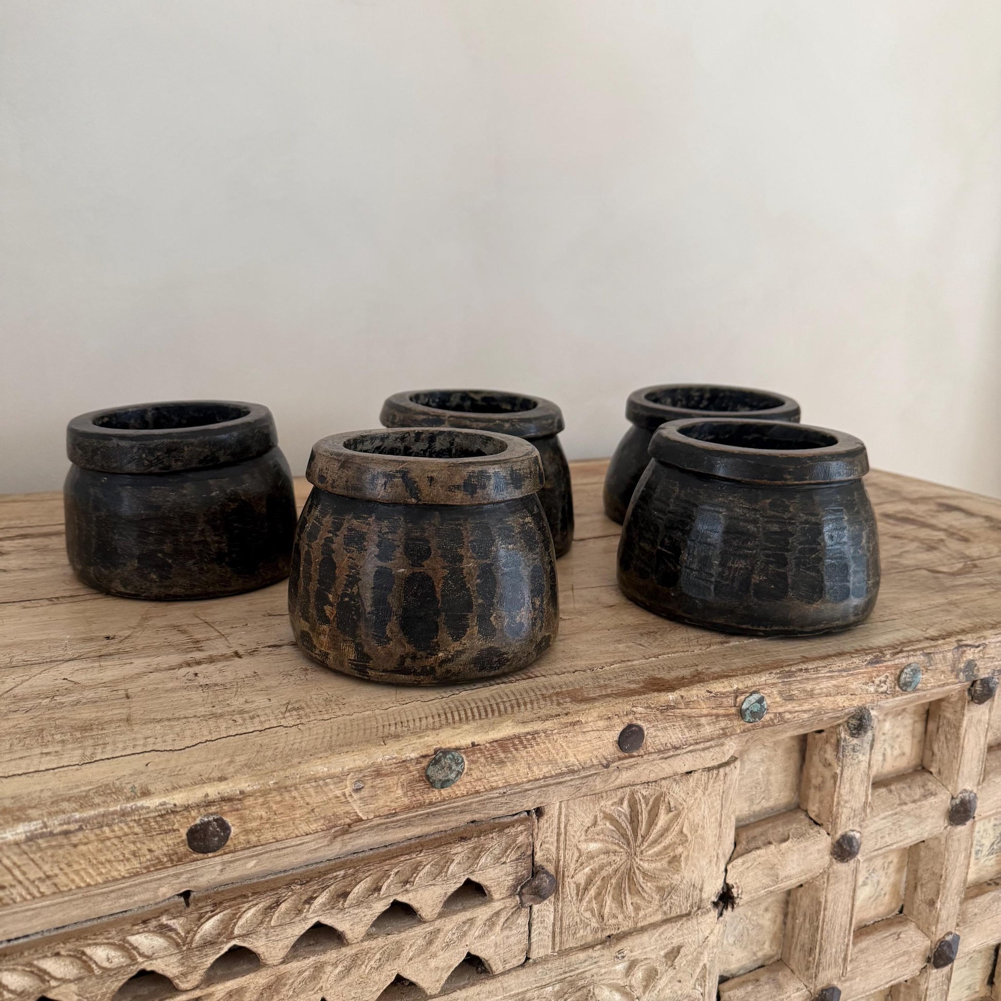 Vintage Dark Stone Pickle Pot (Assorted)