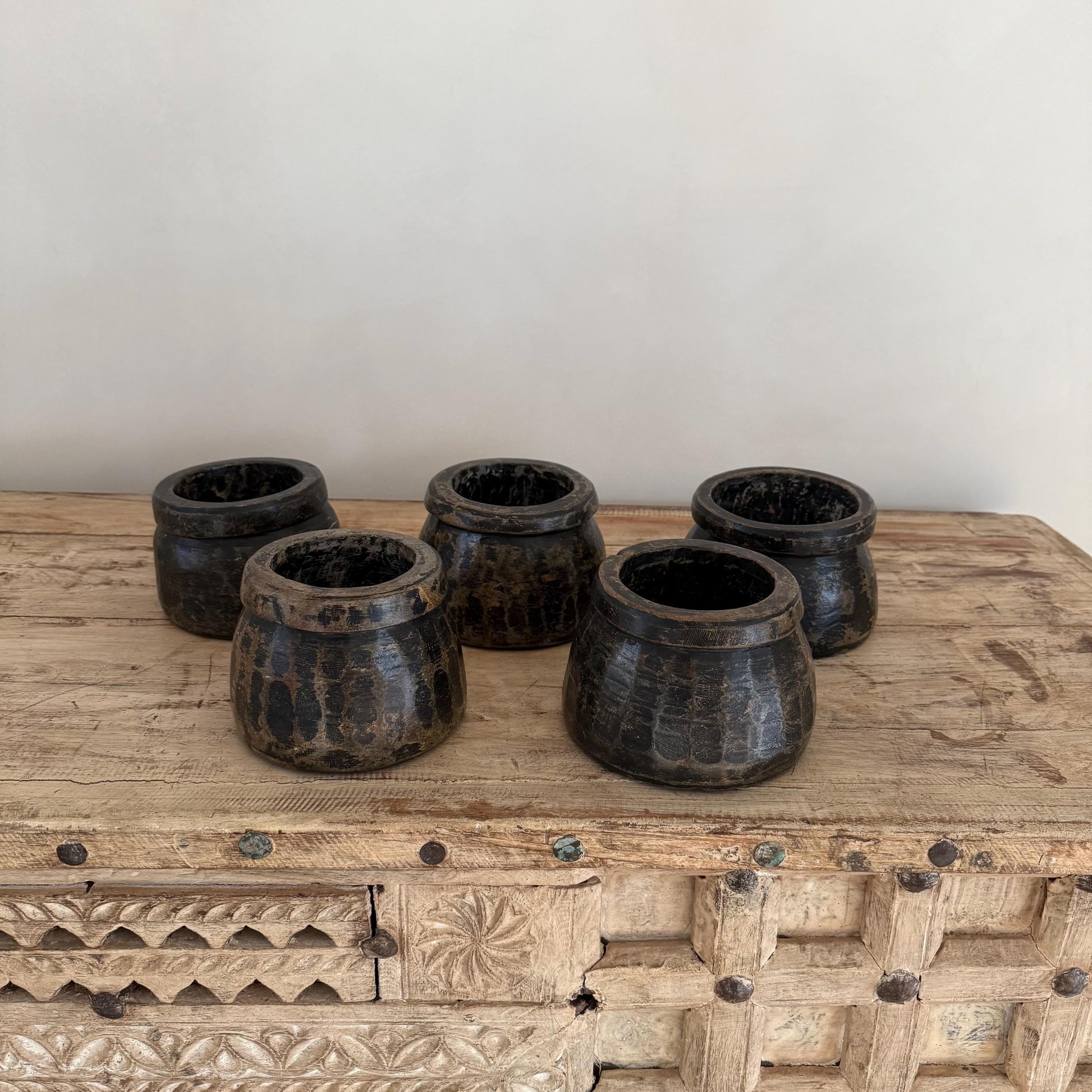 Vintage Dark Stone Pickle Pot (Assorted)