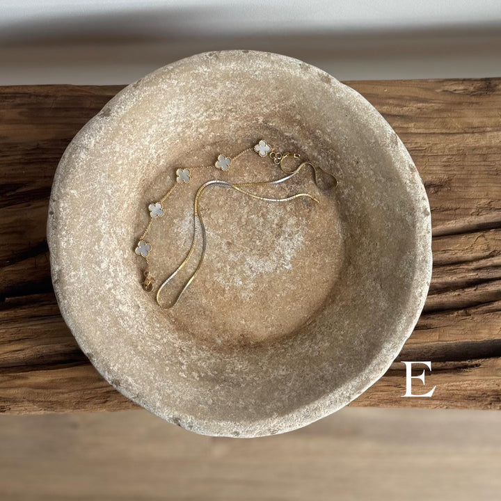 Vintage Hand-Carved 10" Stone Bowl - Project Kalaā