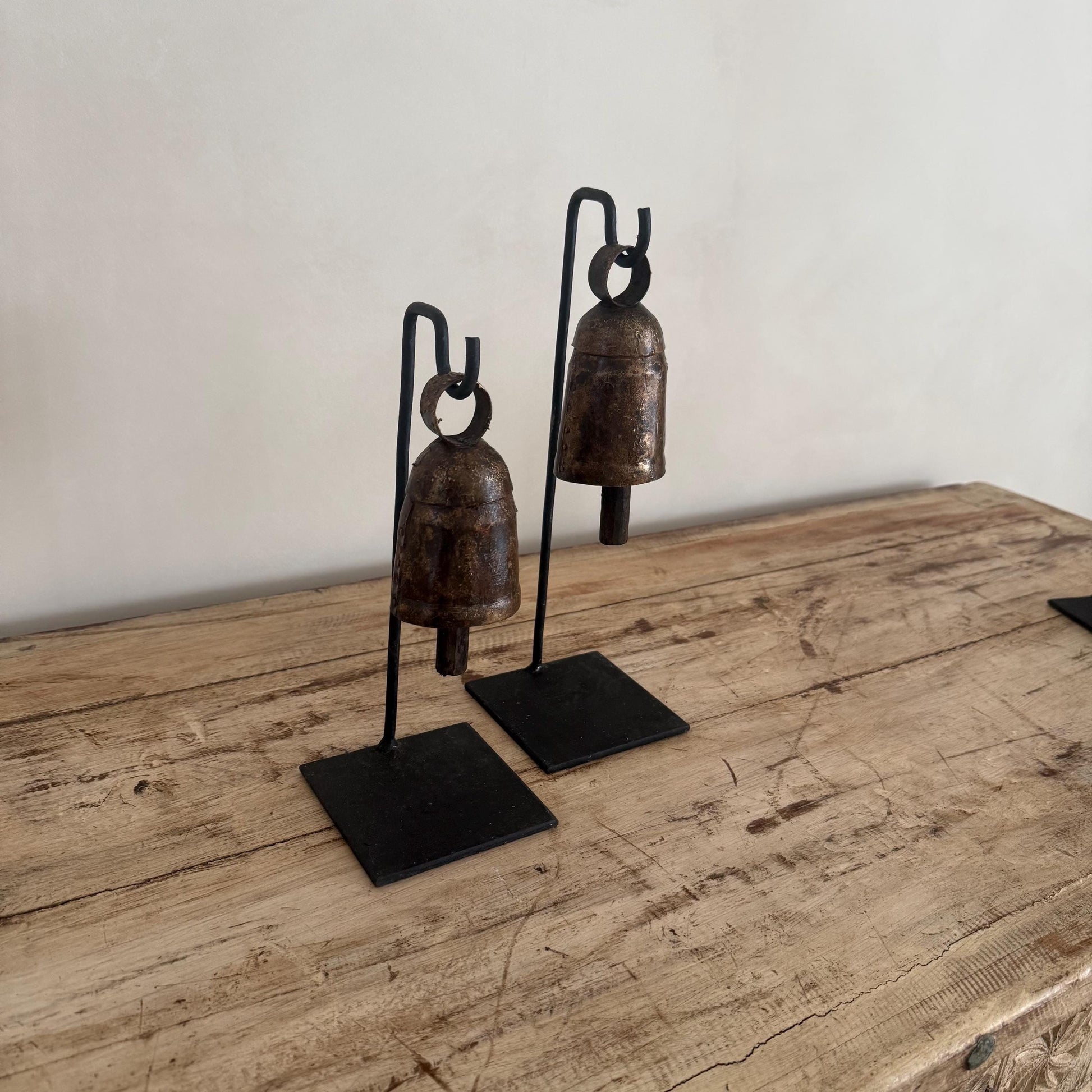 Bell Stands Vintage Iron Bells | Christmas Bells Stand
