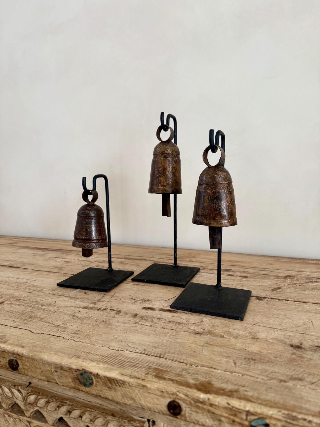 Bell Stands Vintage Iron Bells | Christmas Bells Stand