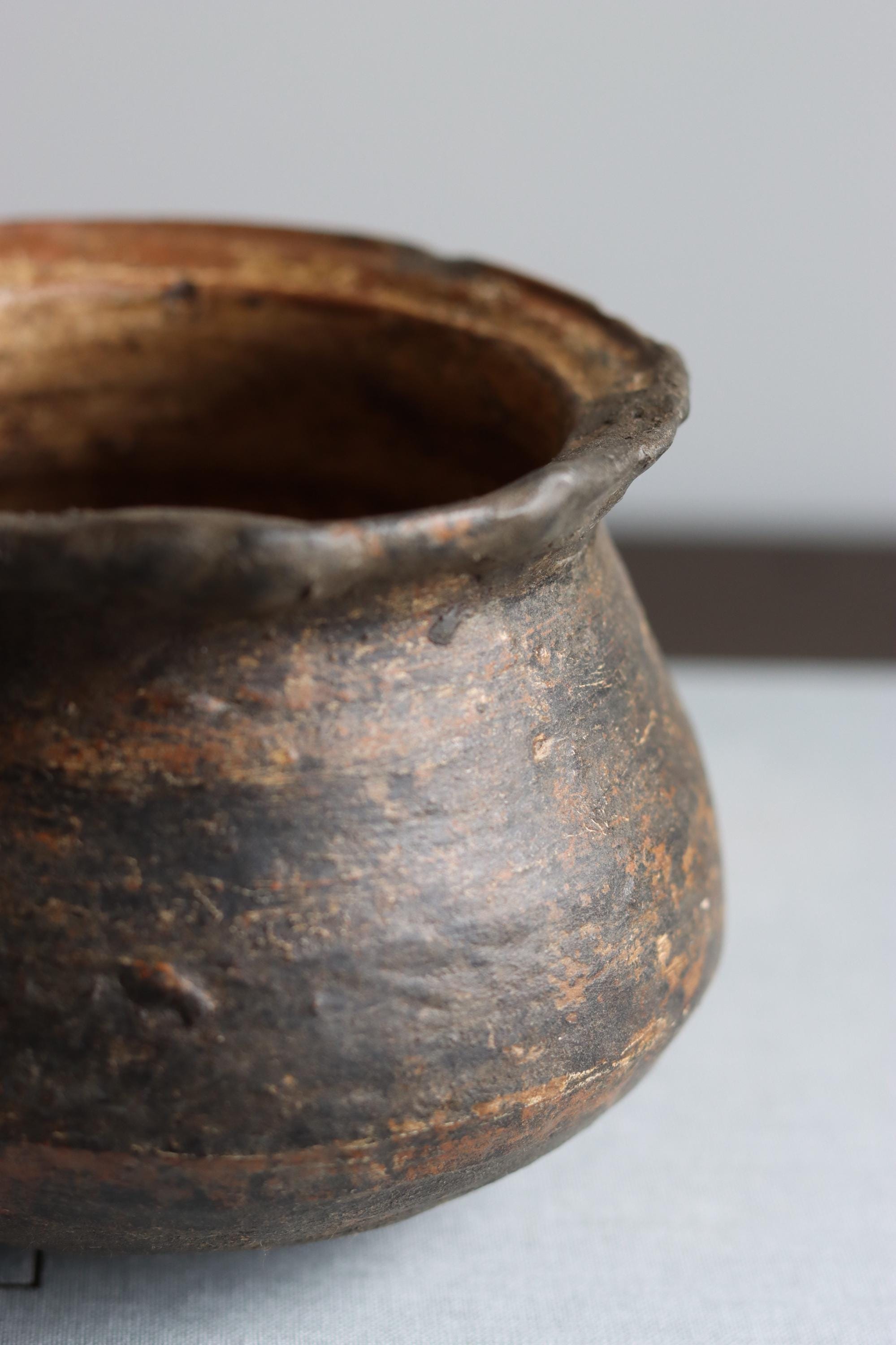Small Vintage Clay Pot Vessel | Rustic Terracotta Mini Planter (Assorted) - Project Kalaā