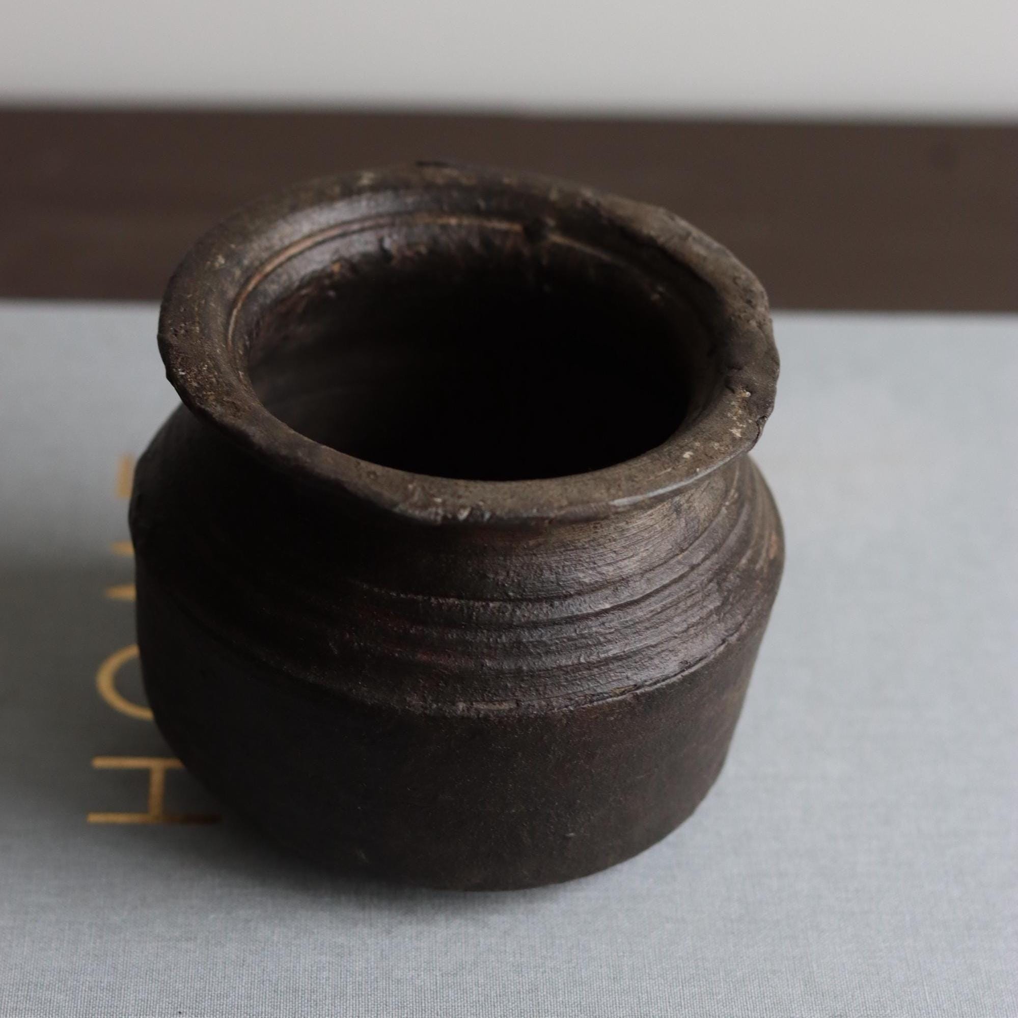 Small Vintage Clay Pot Vessel | Rustic Terracotta Mini Planter (Assorted) - Project Kalaā