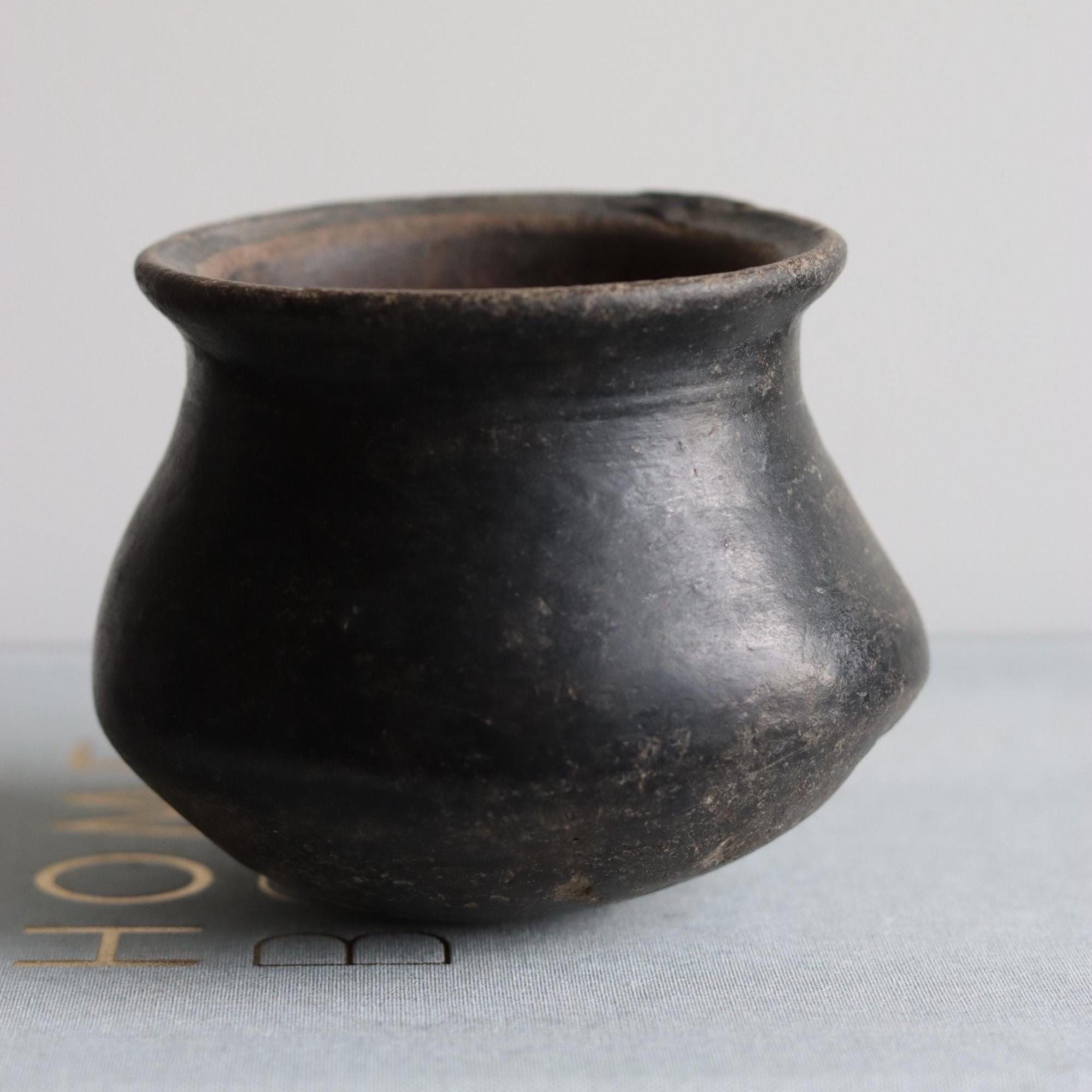Small Vintage Clay Pot Vessel | Rustic Terracotta Mini Planter (Assorted) - Project Kalaā