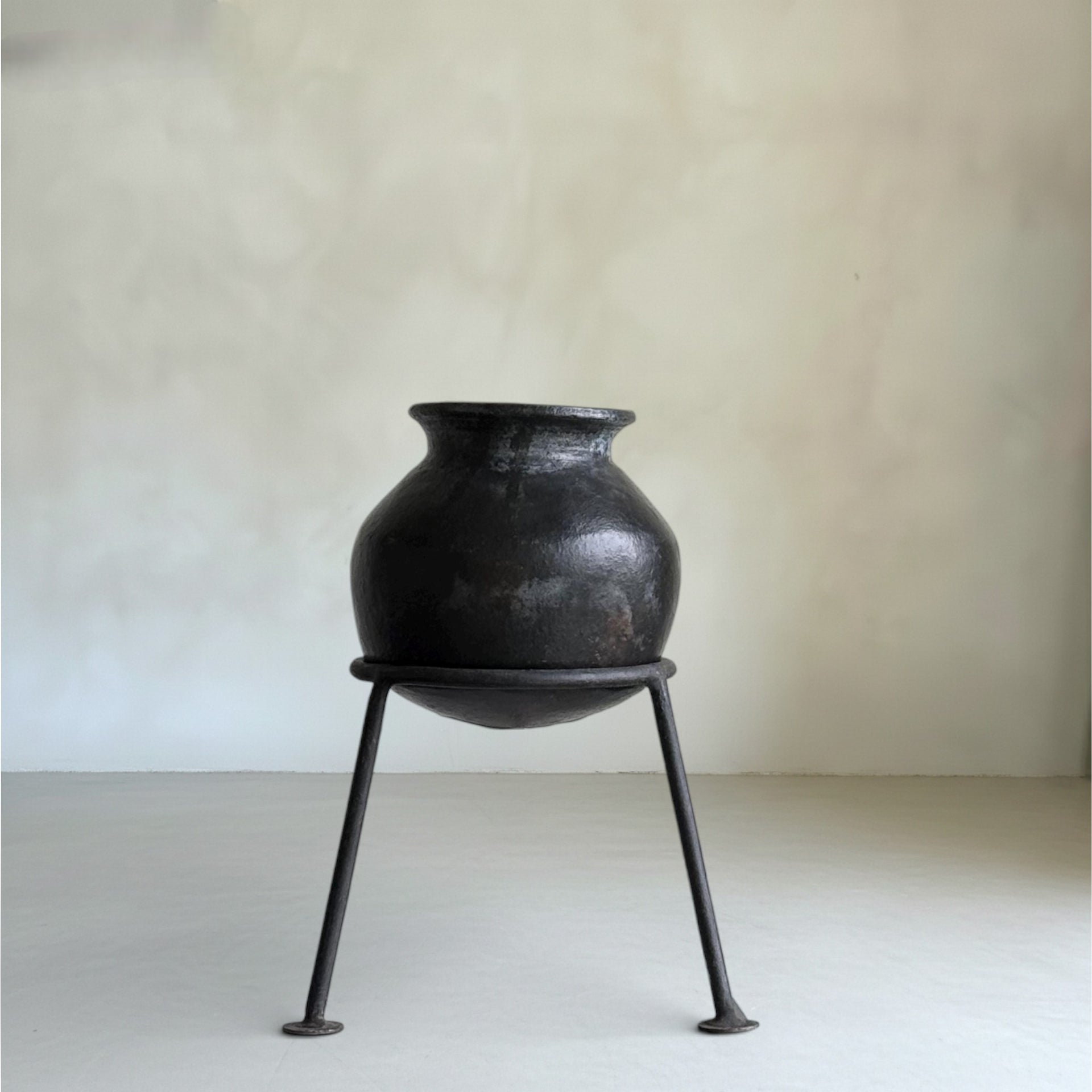 Medium Vintage Clay Pot Vessel