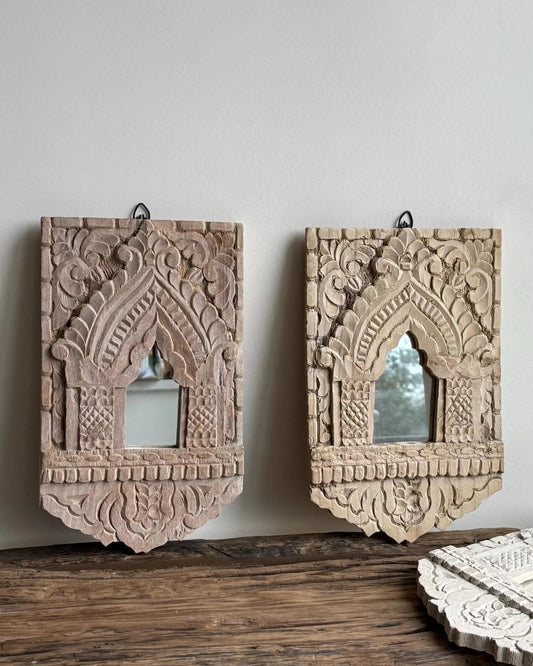 Wooden Jharokha Mirror Frame