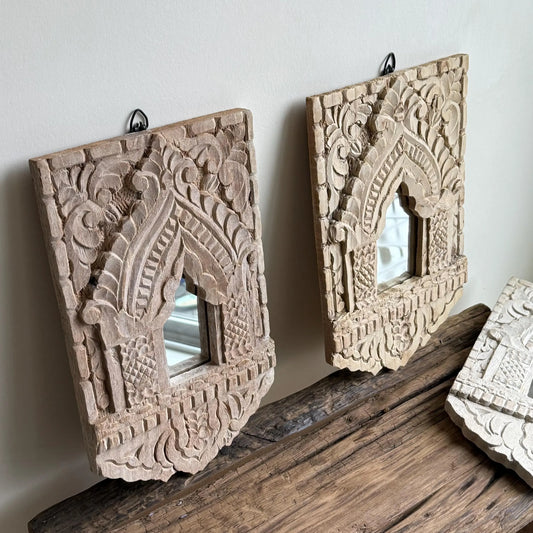 Wooden Jharokha Mirror Frame