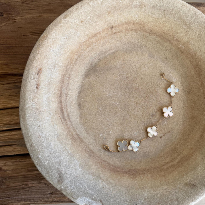 Vintage Marble Stone Bowl / Rustic Catch All Dish - Project Kalaā