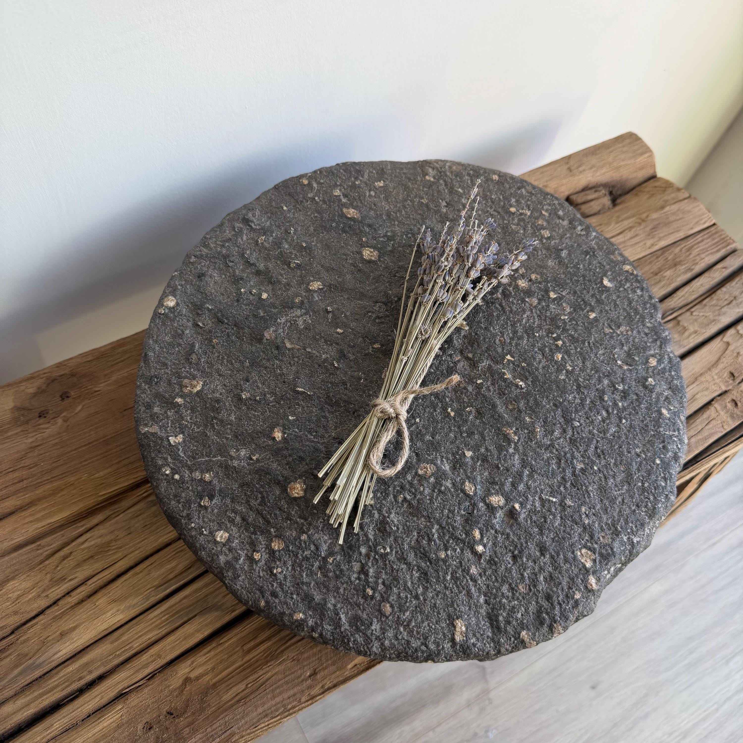 Vintage Stone Chapati Riser 11"