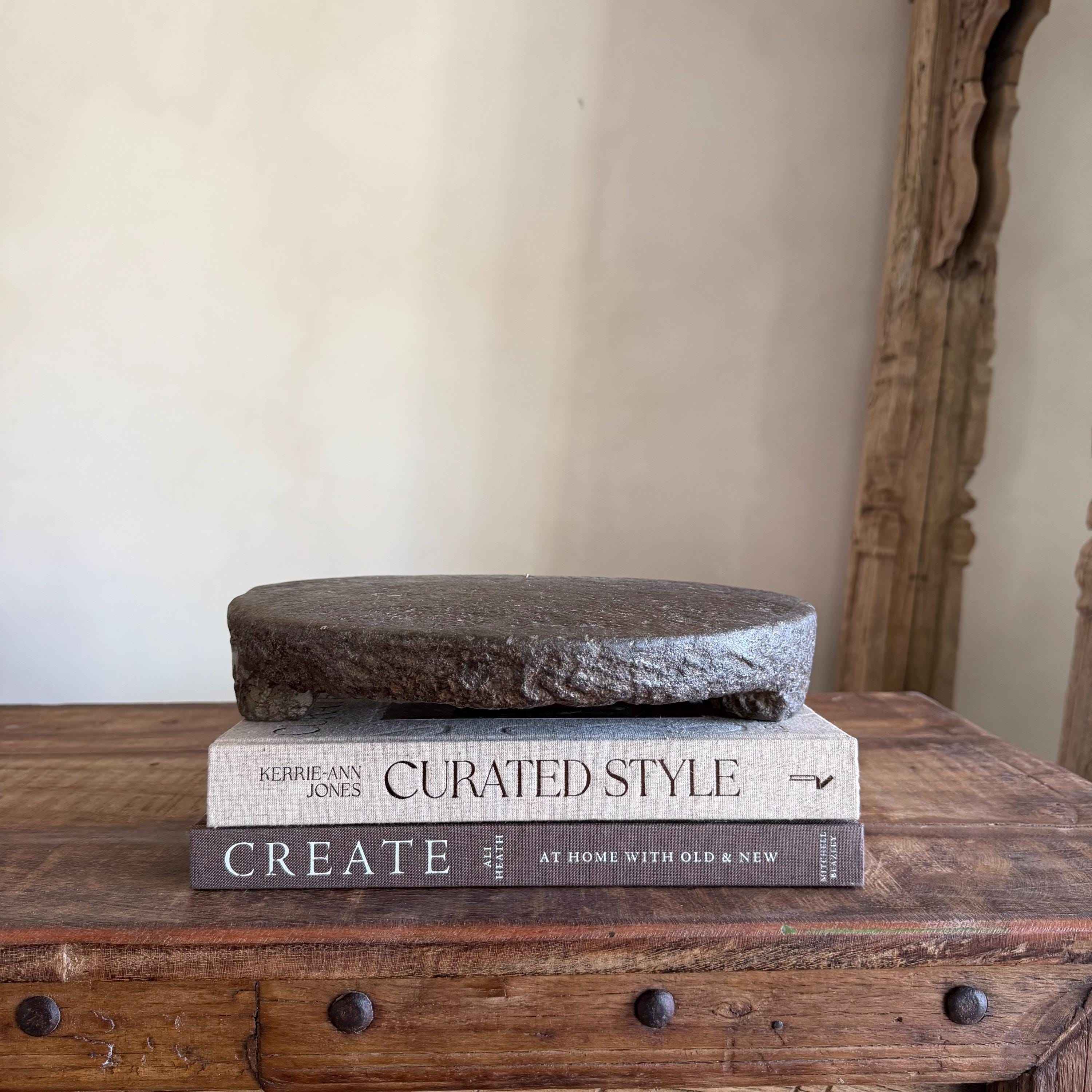 Vintage Stone Chapati Riser 11"