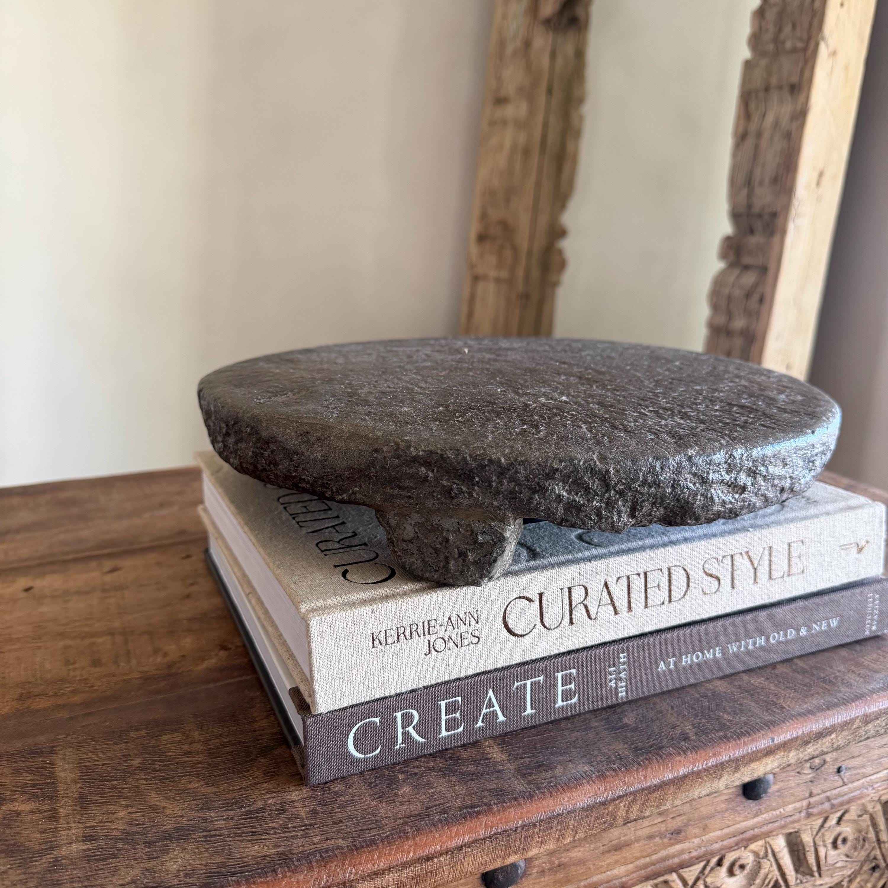 Vintage Stone Chapati Riser 11"