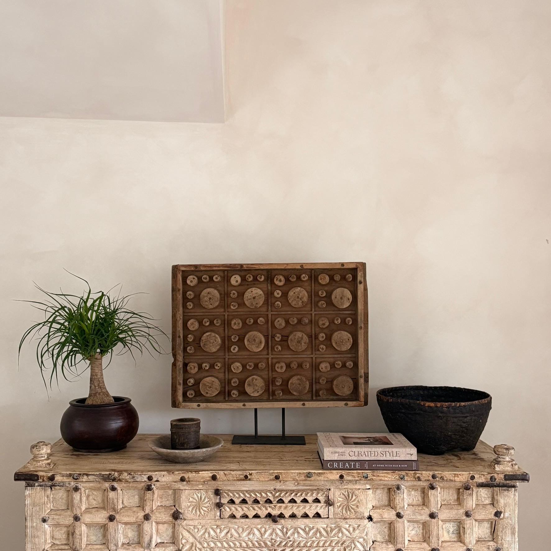 Vintage Concrete Mold with Stand - Project Kalaā