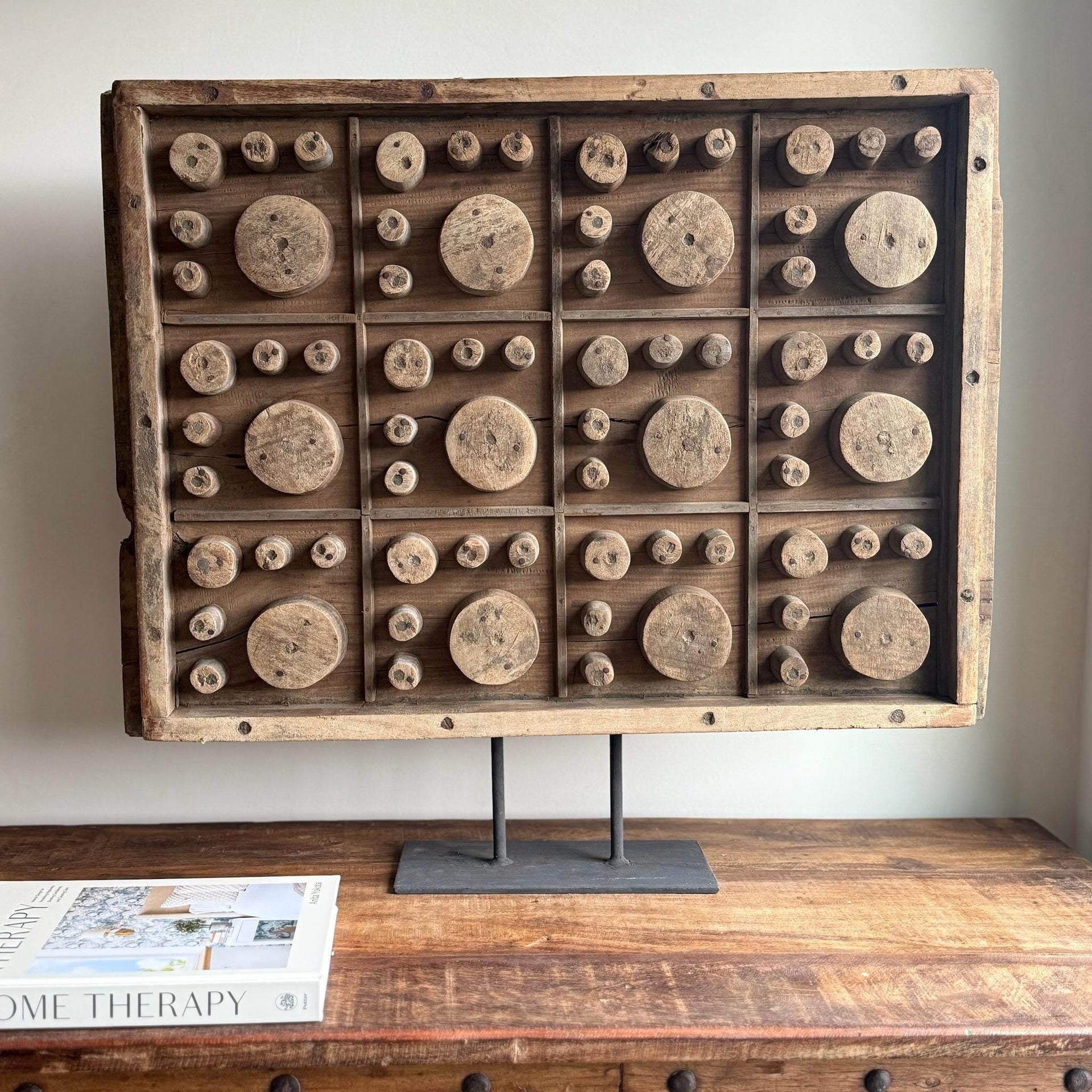Vintage Concrete Mold with Stand - Project Kalaā