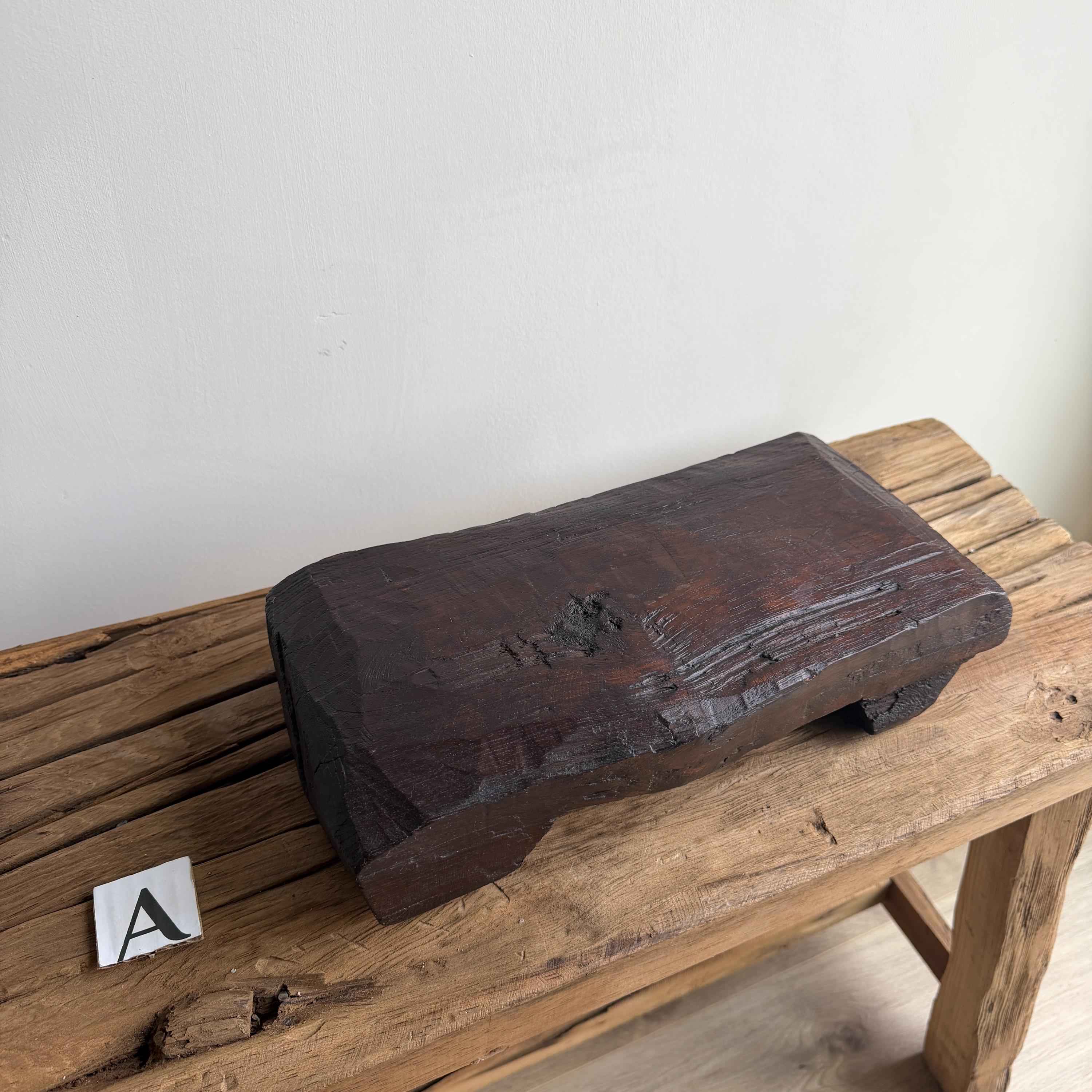 Rustic Rectangular Vintage Wooden Riser, Farmhouse Decor, Kitchen Stand, Plant Stand, Scandinavian Bathroom Vanity Stand