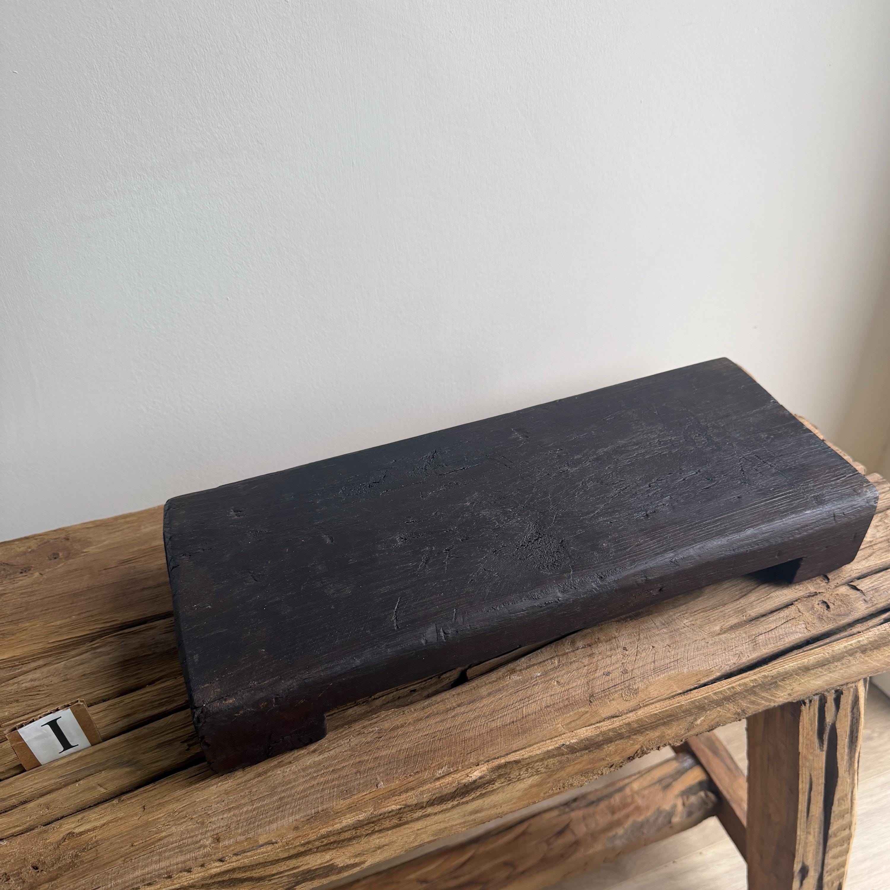 Rustic Rectangular Vintage Wooden Riser, Farmhouse Decor, Kitchen Stand, Plant Stand, Scandinavian Bathroom Vanity Stand