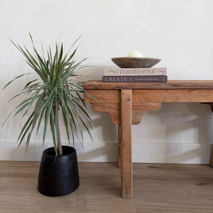 Vintage Inspired Noodle Bench | Heavy Rustic Wooden Bench