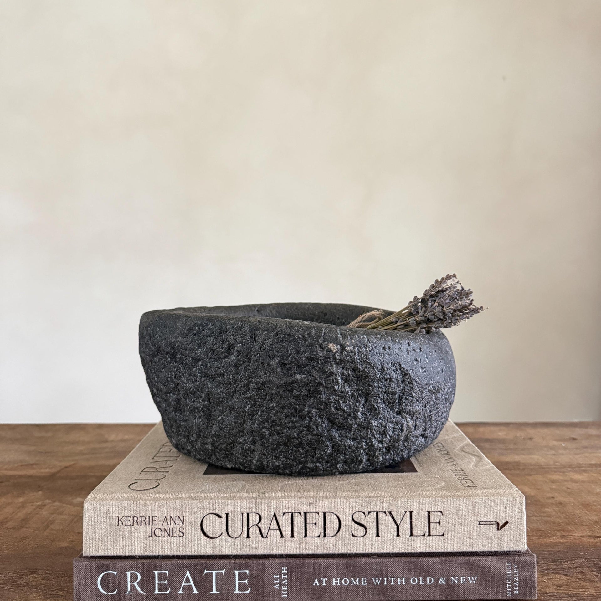 Stone Mortar Planter 40