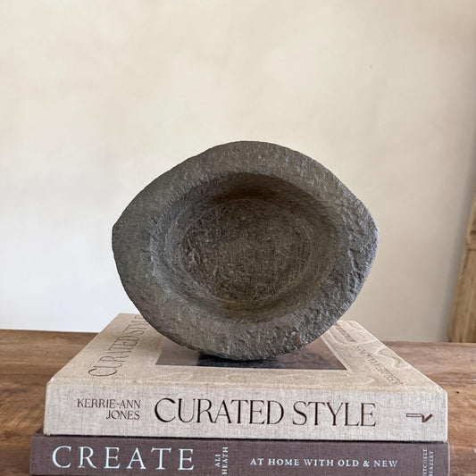 Stone Mortar Planter 43