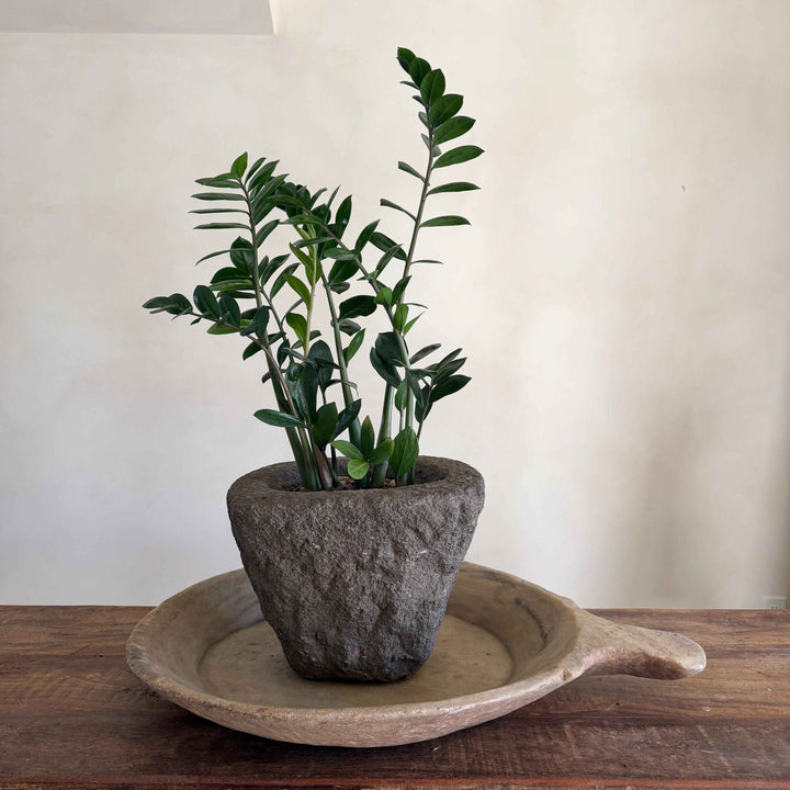 Stone Mortar Planter 45