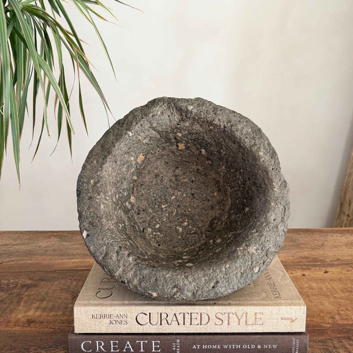 Stone Mortar Planter 48