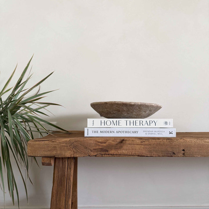 Rustic Farmhouse Entryway Bench | Handmade Reclaimed Wood Console Table