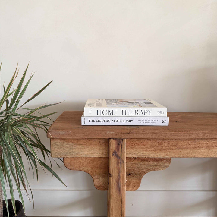 Vintage Inspired Noodle Bench | Heavy Rustic Wooden Bench