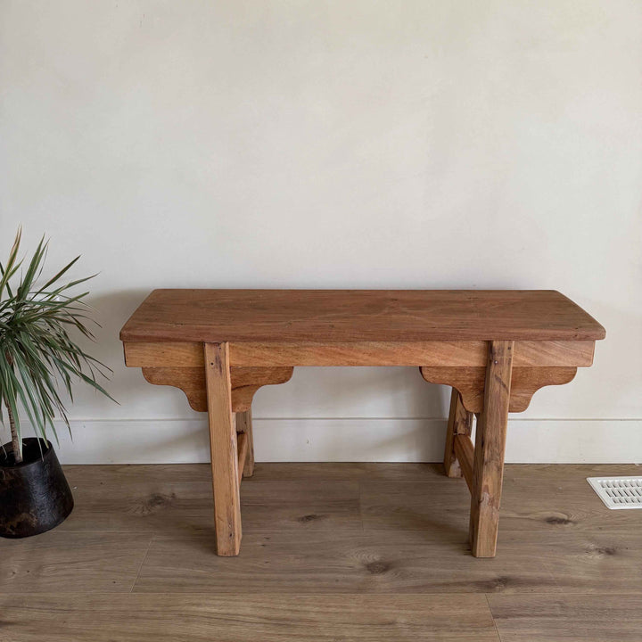 Vintage Inspired Noodle Bench | Heavy Rustic Wooden Bench