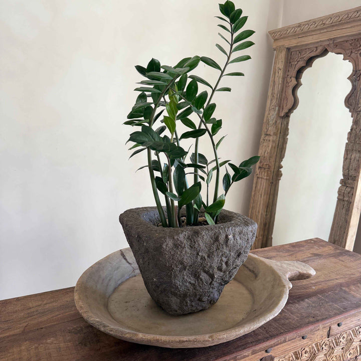 Stone Mortar Planter 45
