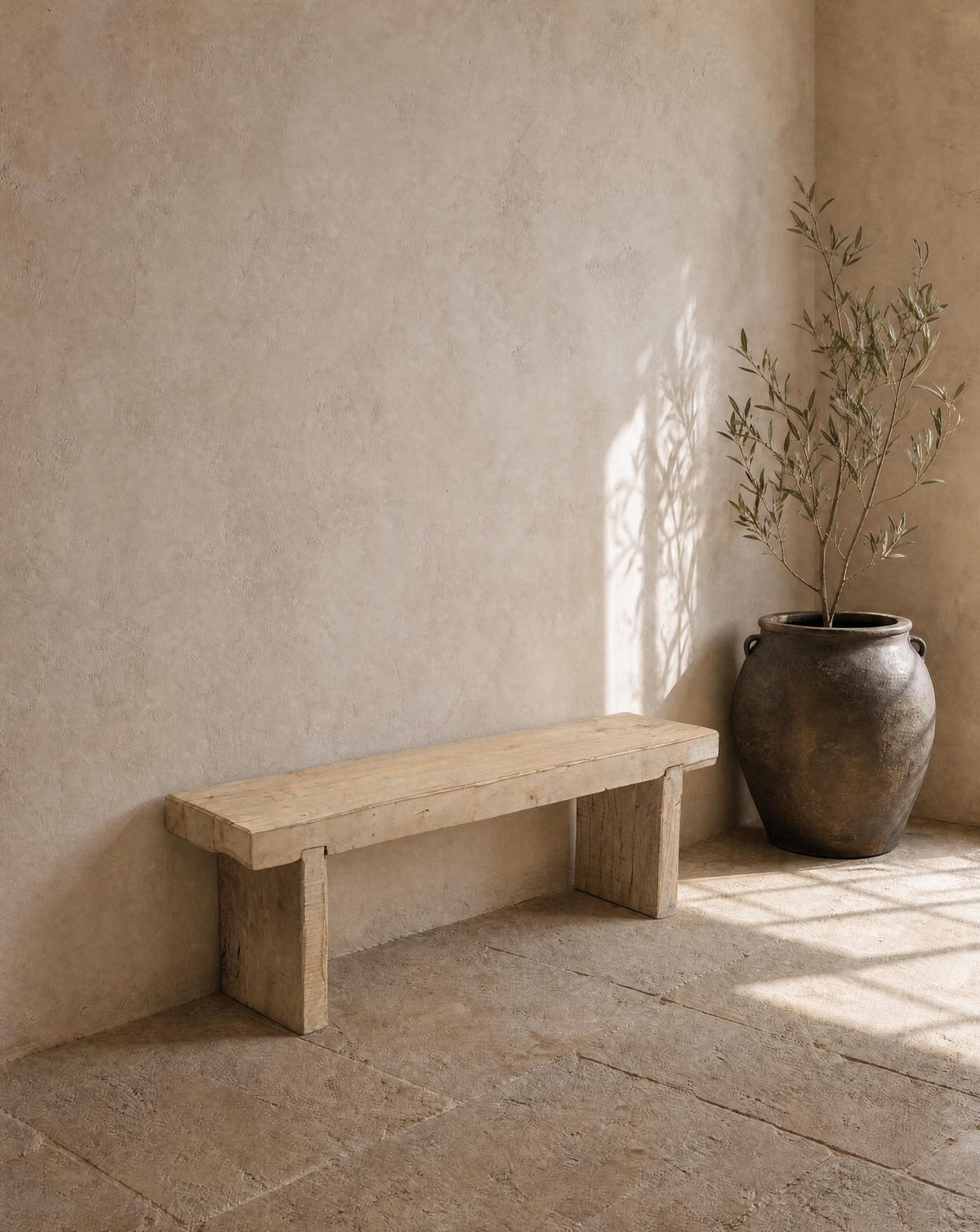 Vintage Slab Bench 47"