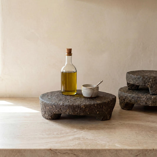 Vintage Stone Chapati Riser